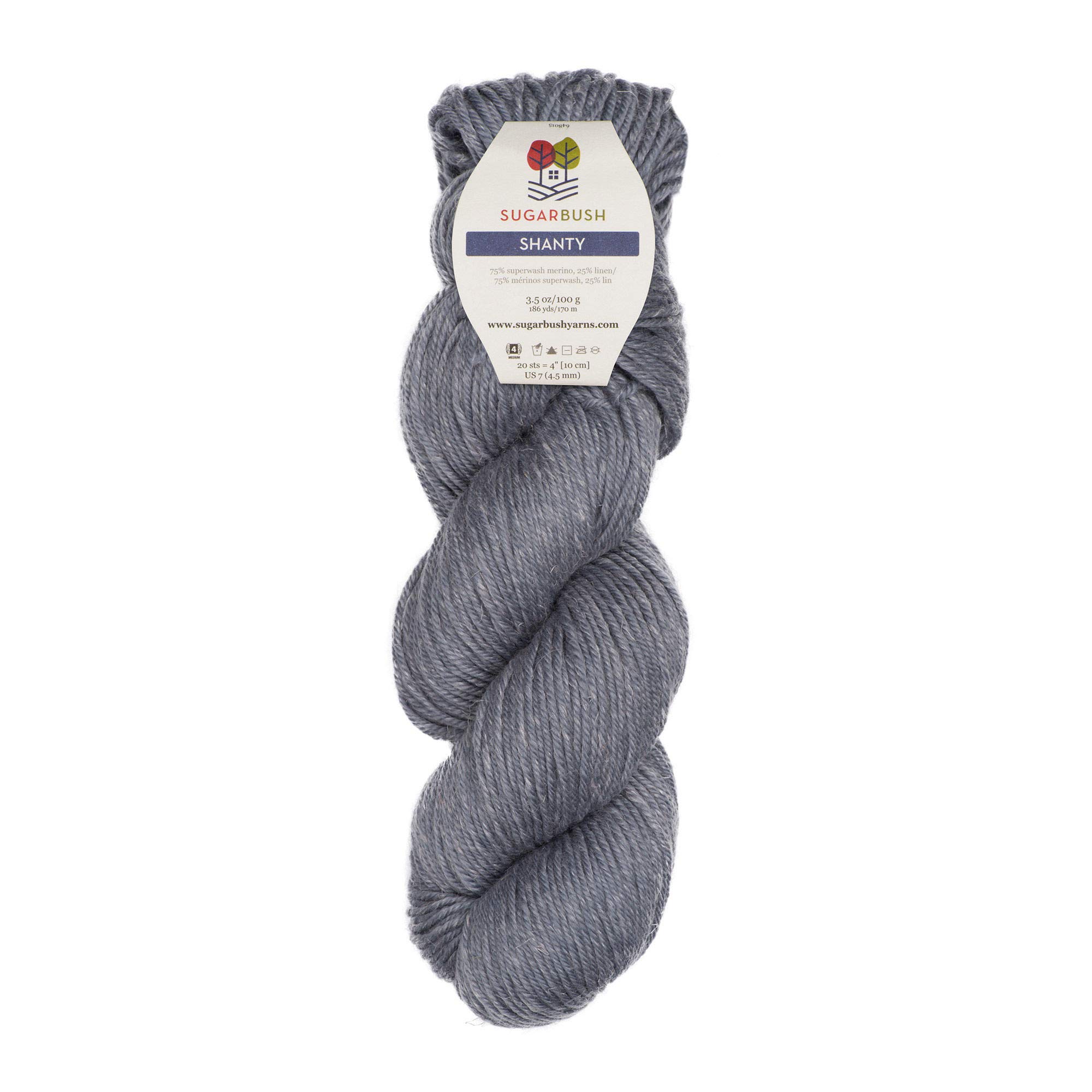 Sugar Bush Yarns Shanty Yarn - 100g Pebbled Path - Premium Soft Knitting Yarn for Scarves, Hats & Sweaters - Perfect for Handmade Gifts & Cozy Winter Crafts