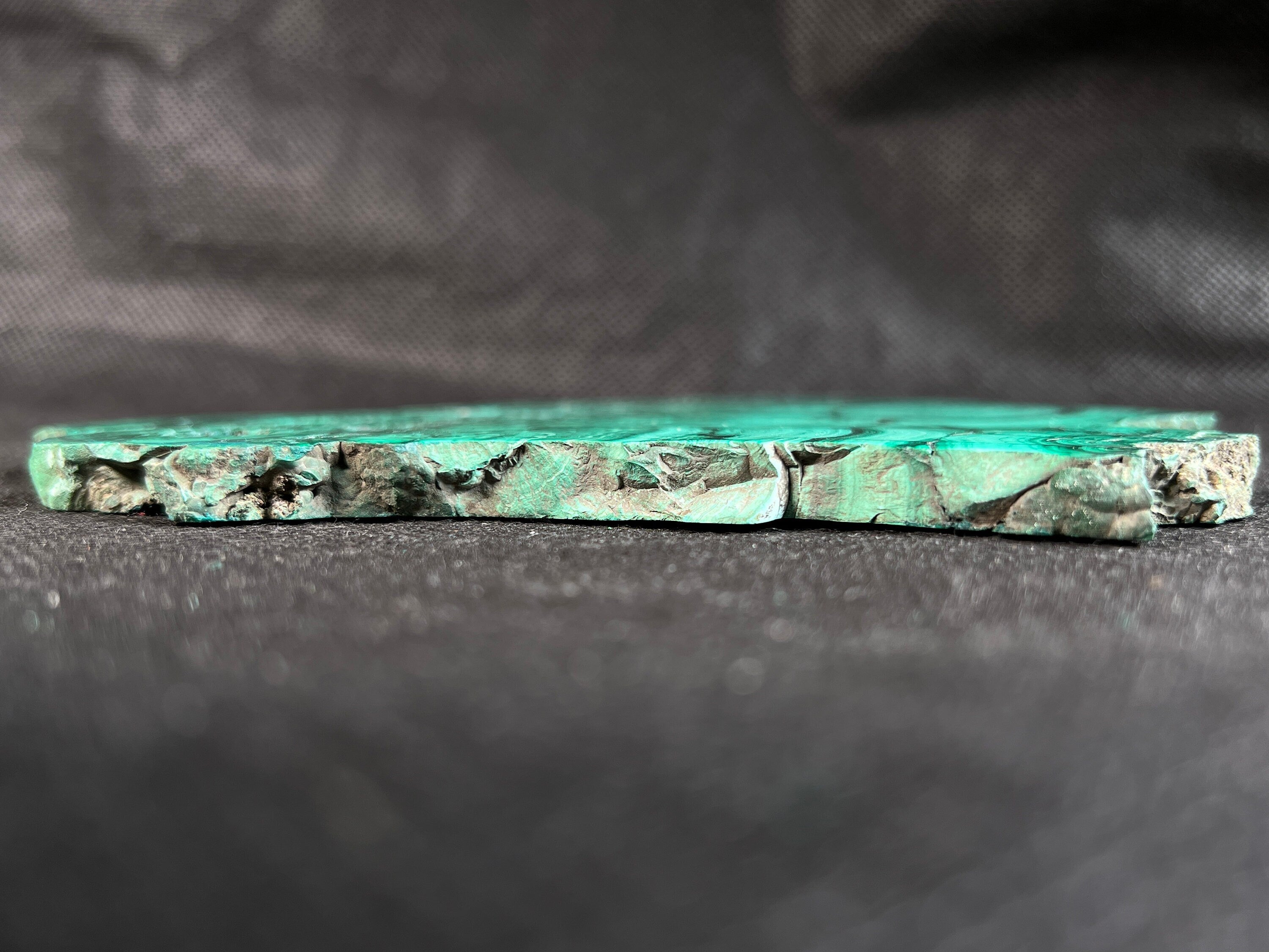 Natural Green Malachite Crystal Slab - Premium Stone for Jewelry Making, Unique Handcrafted Gift & Elegant Home Decor (50431) - Perfect for DIY Crafts, Meditation Spaces & Luxury Interior Design