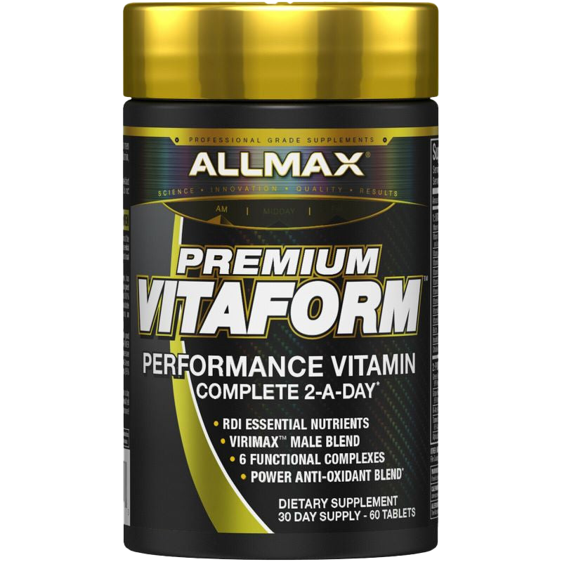 AllMax Nutrition Premium Vitaform Multivitamin Supplement - 60 Tablets for Daily Energy, Immunity & Overall Health Support | Ideal for Athletes, Fitness Enthusiasts & Active Lifestyles
