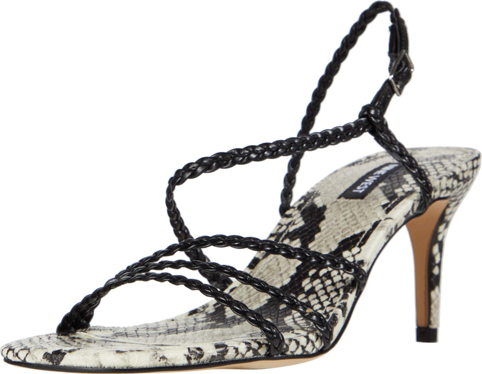 Nine West Women's Game Strappy Sandals - Comfortable Heeled Sandals for Summer | Perfect for Beach, Parties & Casual Outings
