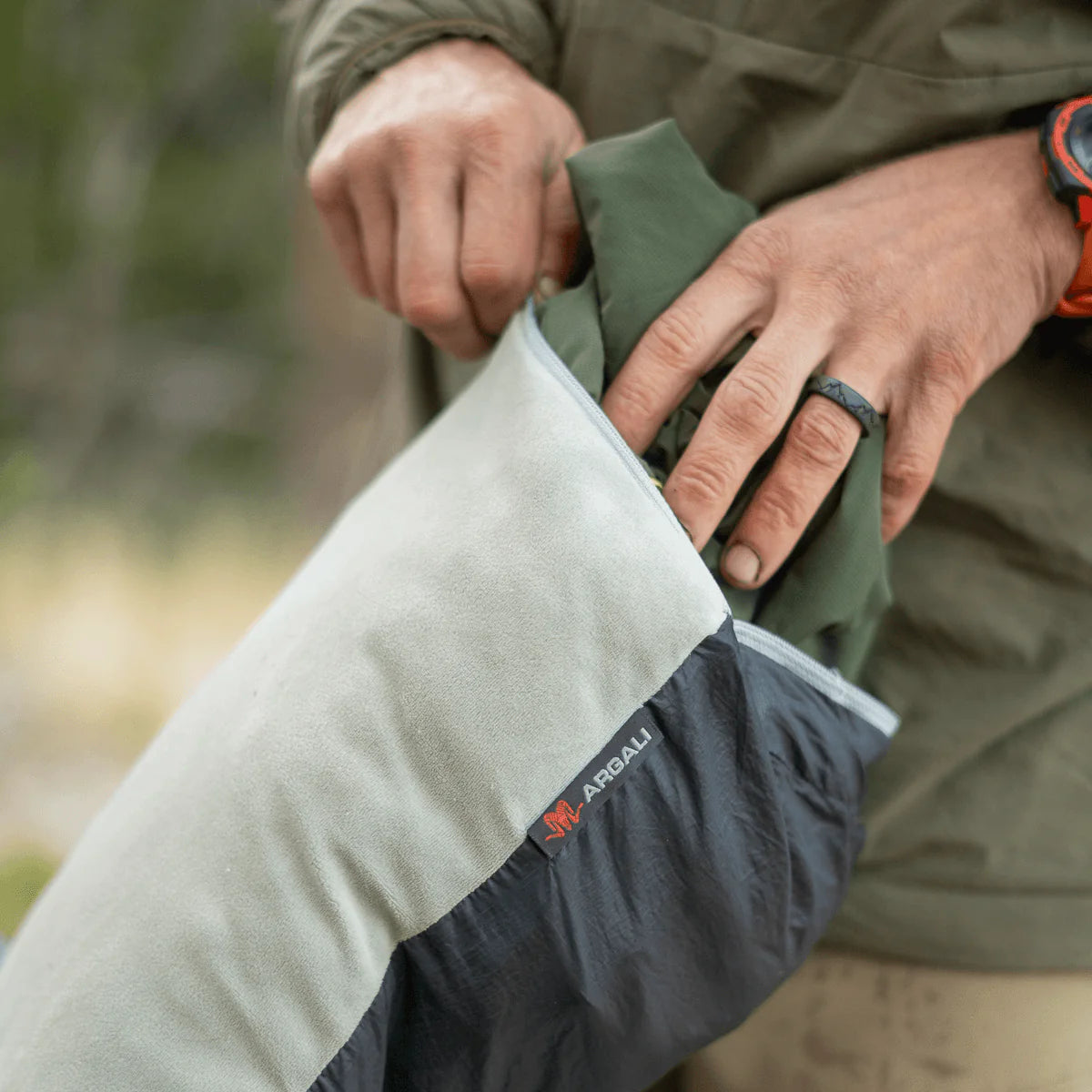 Argali Elite Dream Backpacking Pillow - Ultra Lightweight & Compact Travel Pillow for Camping, Hiking, Backpacking - Perfect for Outdoor Adventures & Airplane Travel