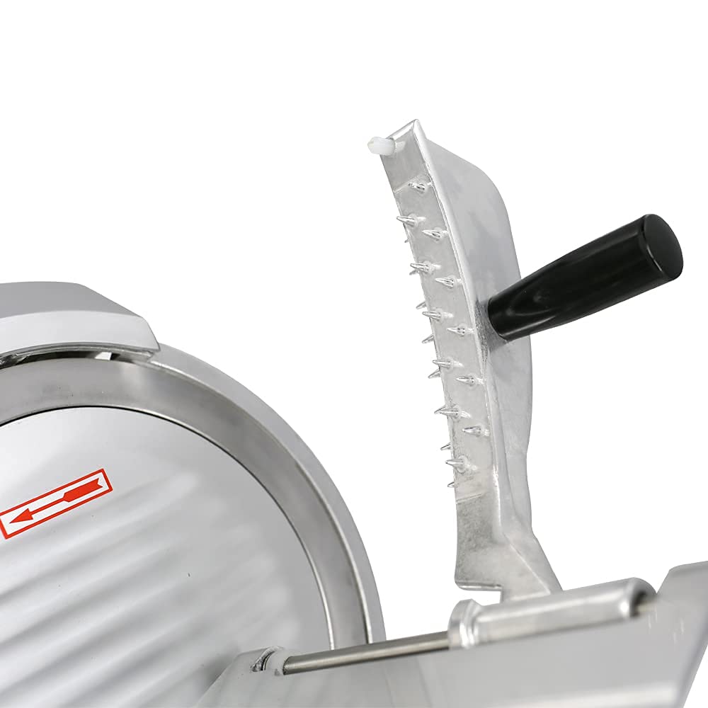 CMI Commercial 9-Inch Electric Deli Meat Slicer - Anodized Aluminum Semi-Automatic Frozen Meat, Cheese & Ham Slicer - Perfect for Delis, Butcher Shops & Home Kitchens