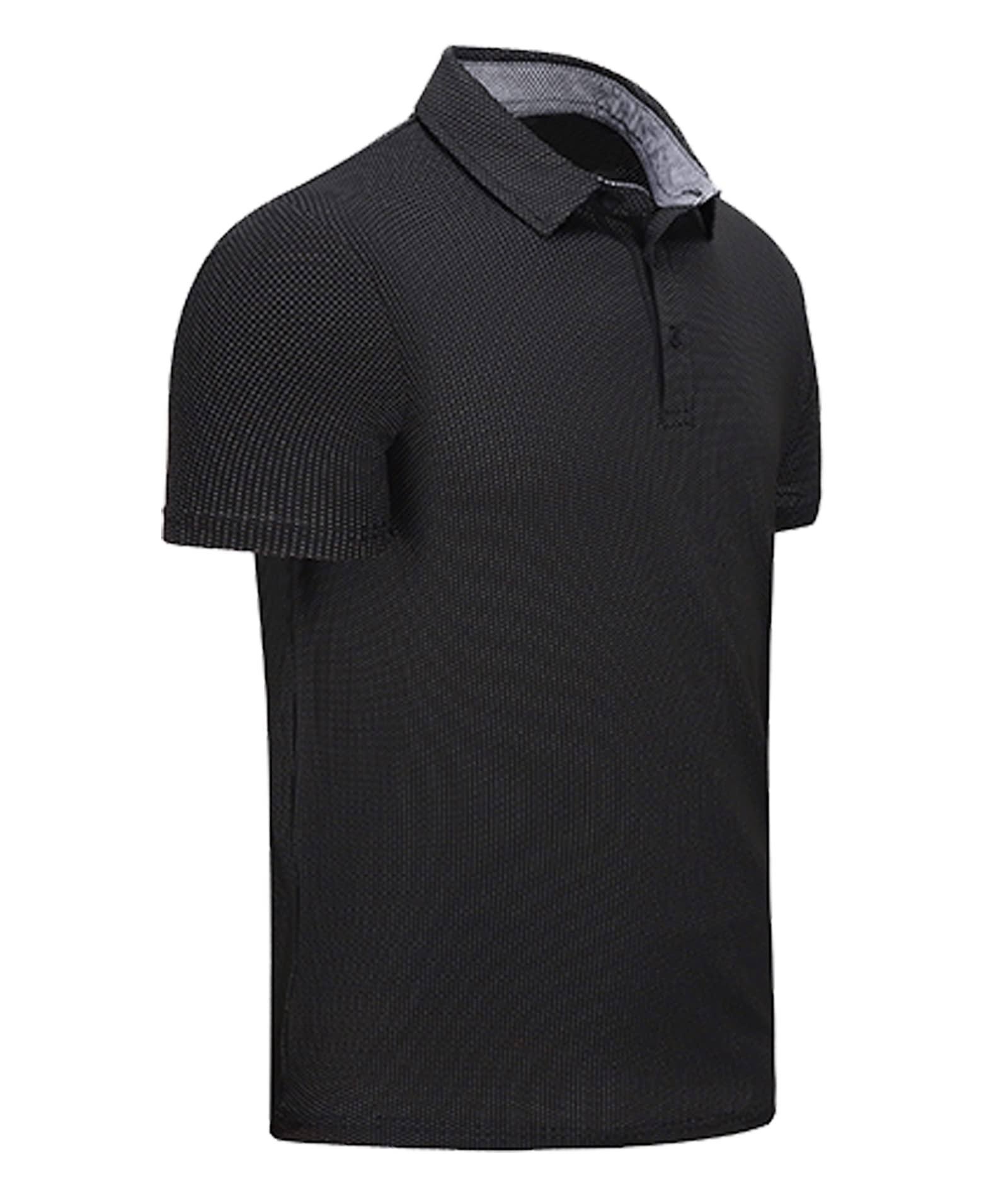 JACKETOWN Men's Golf Polo Shirts - Breathable Short Sleeve Printed Casual Shirts for Golf & Outdoor Activities - Perfect for Golfing, Weekend Wear & Summer Outfits