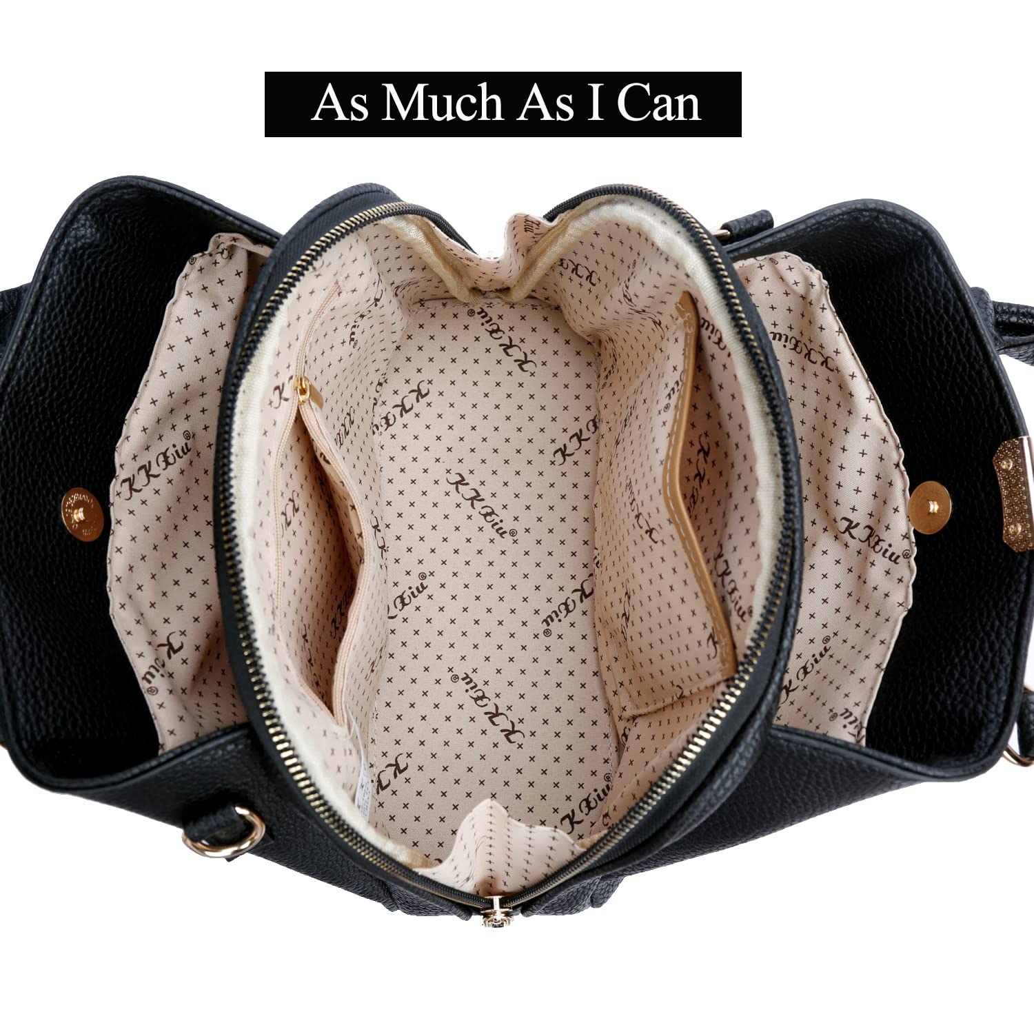 **KKXIU Women's Top Handle Satchel Shoulder Bag - Stylish Crossbody Purse for Ladies - Perfect for Work, Travel & Everyday Use**