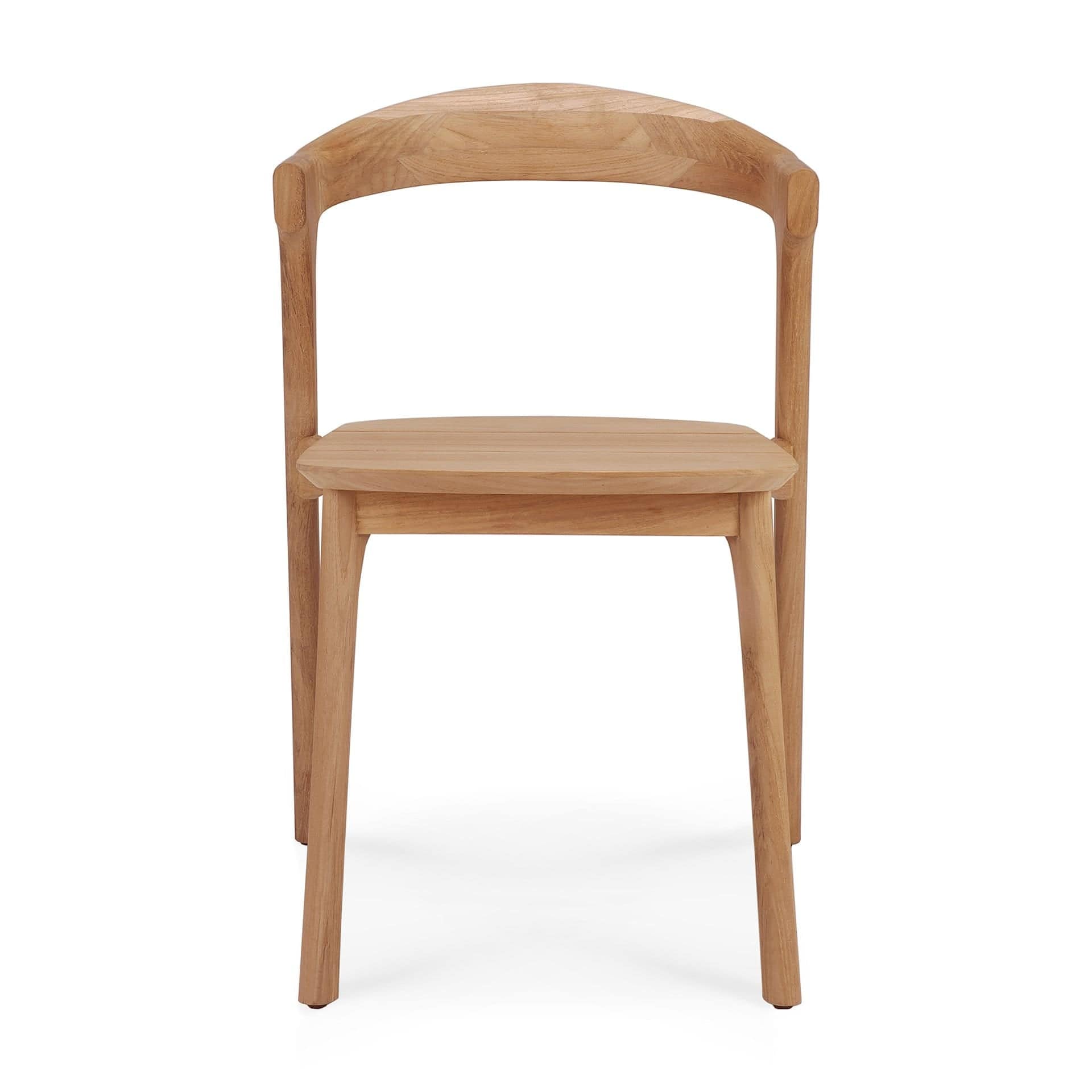 Premium Teak Outdoor Dining Chair - Weather-Resistant & Durable Patio Furniture for Garden, Poolside & Backyard Dining