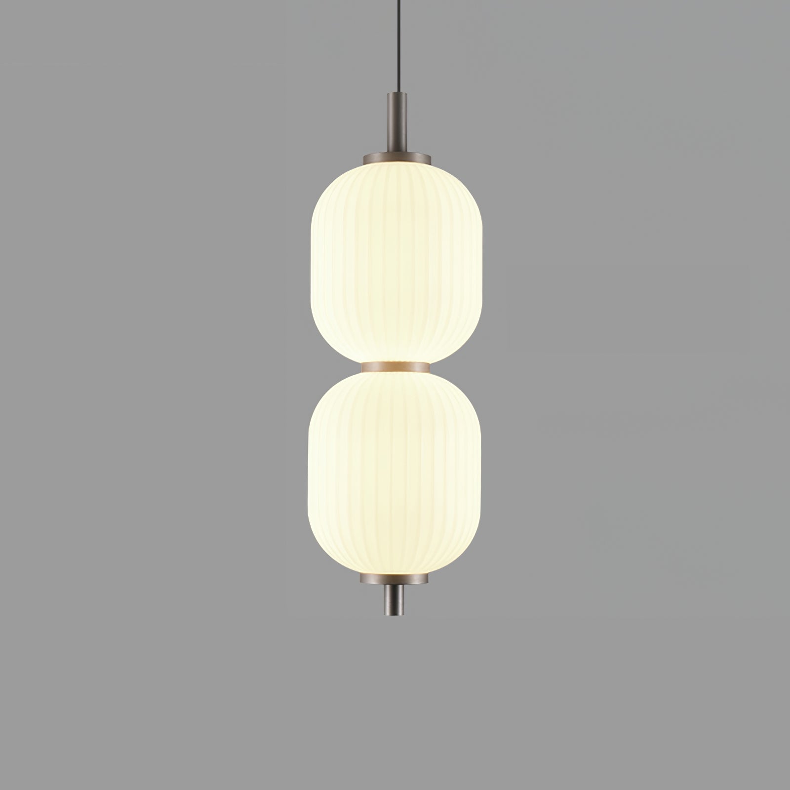 Modern Pendant Light Fixture - Adjustable Hanging Chandelier for Kitchen Island, Dining Room & Bedroom - Elegant Glass & Metal Ceiling Lamp for Home Decor