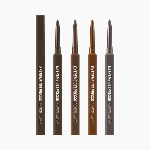 CLIO Extreme Gelpresso Pencil Eyeliner 0.35g - Long Lasting Waterproof Smudge Proof Eye Liner for Precise Winged Liner & Tightlining - Perfect for Everyday Makeup & Special Occasions