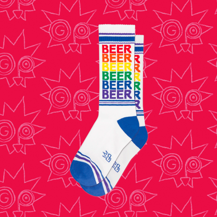 Premium Beer Gym Socks for Men & Women - Comfortable Workout & Athletic Socks - Perfect for Running, Training & Sports
