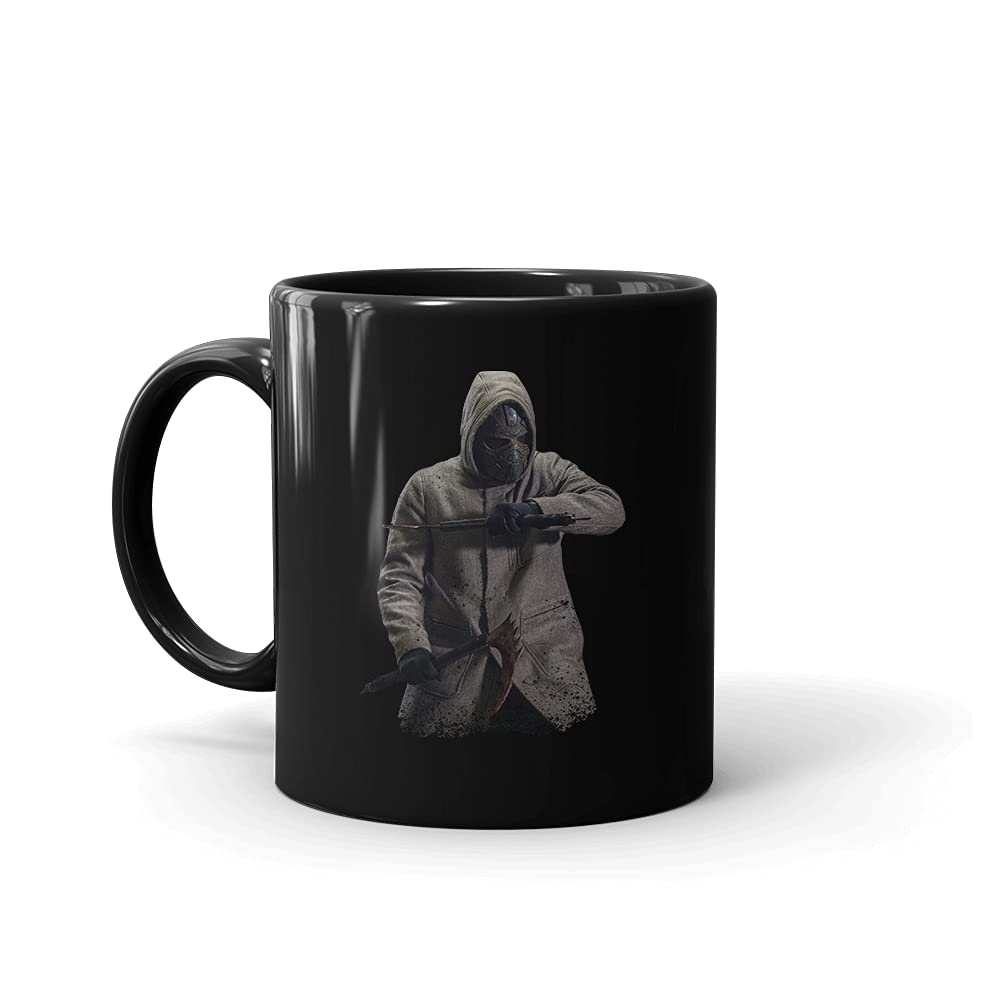 The Walking Dead Season 10 Knife Man Black Coffee Mug - Perfect for Fans, Office Use & TV Show Marathon Gifts
