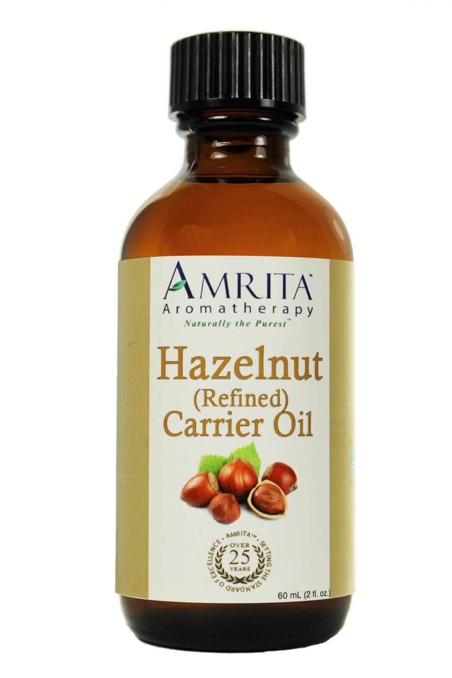 Pure Refined Hazelnut Carrier Oil for Aromatherapy, Massage & Essential Oils - 8.1oz (240ml) - Lightweight Moisturizer for Skin & Hair Care, DIY Beauty Recipes & Spa Treatments