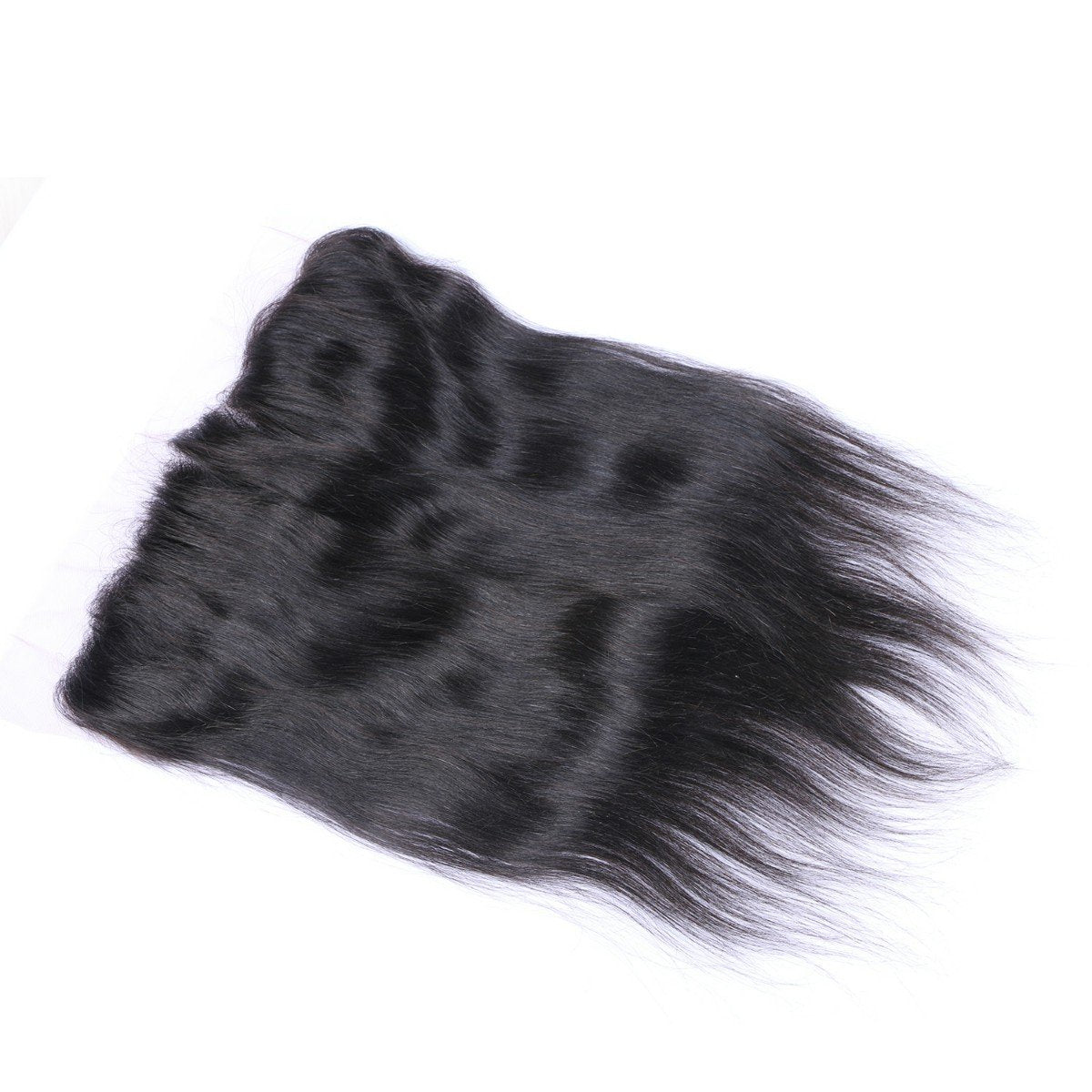100% Virgin Human Hair Frontal - Natural Black Straight Hair Lace Front Wig for Women - Perfect for Daily Wear, Parties & Special Occasions