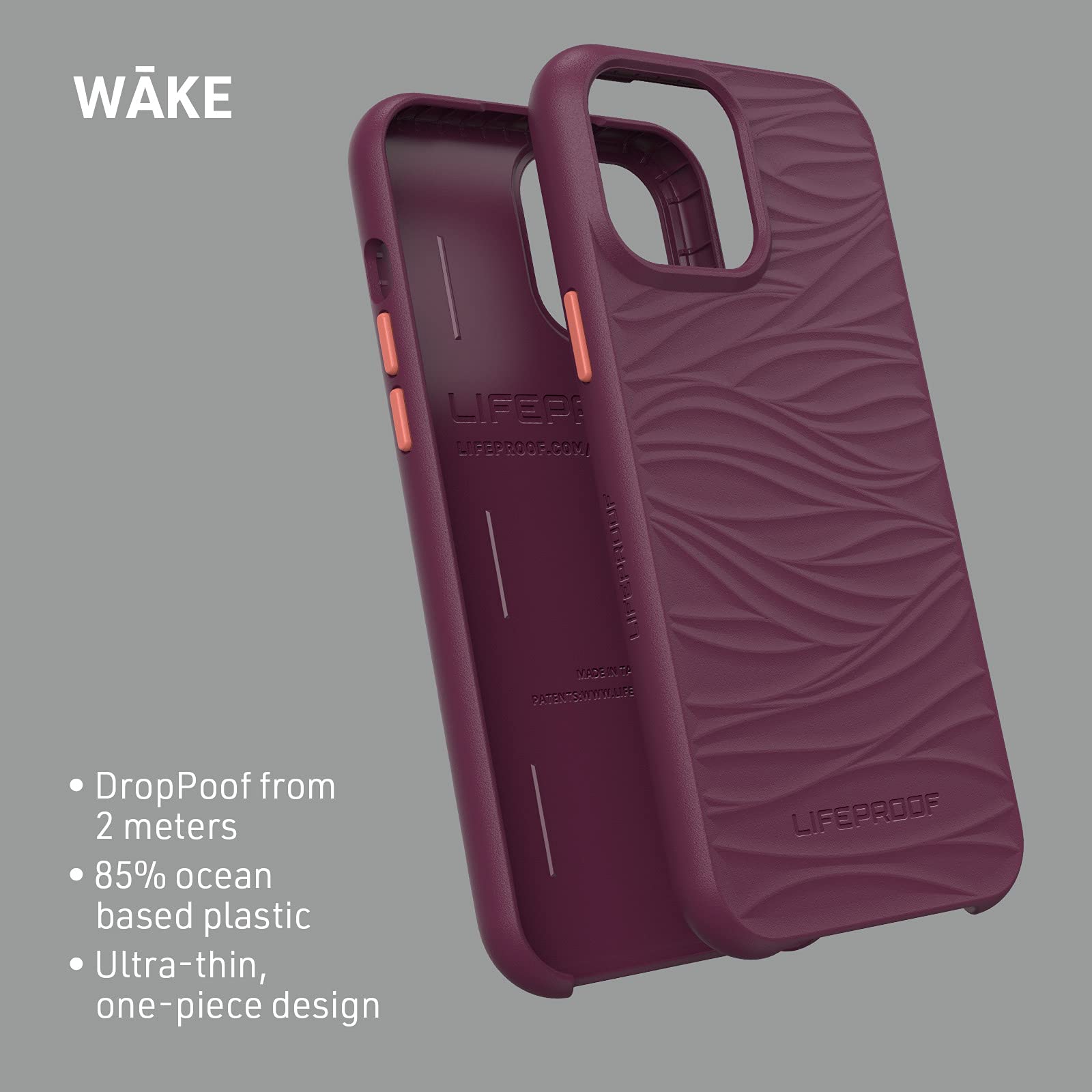 LifeProof WAKE SERIES Waterproof Case for iPhone 13 Pro Max & iPhone 12 Pro Max - Shockproof Protection - Perfect for Outdoor Adventures, Swimming & Extreme Sports