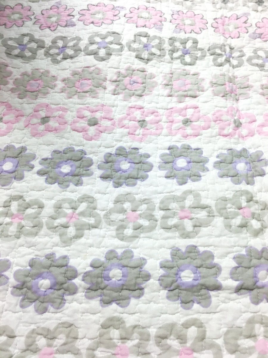 100% Hypoallergenic Cotton 3-Piece Quilt Set - Full/Queen Size Bedding, Soft Purple Floral Design for Bedroom Decor | Perfect for Guest Rooms, Master Bedrooms & Cozy Home Styling