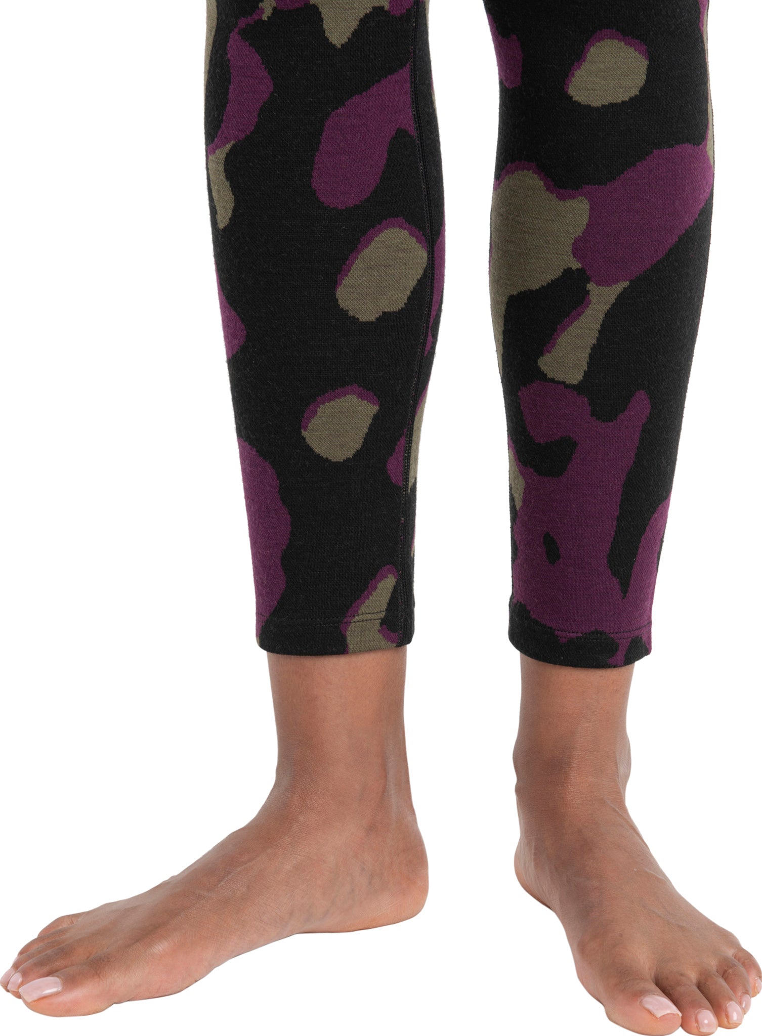 260 Vertex Natural Shades Merino Thermal Leggings for Women - Soft Wool Base Layer for Hiking, Yoga & Winter Warmth