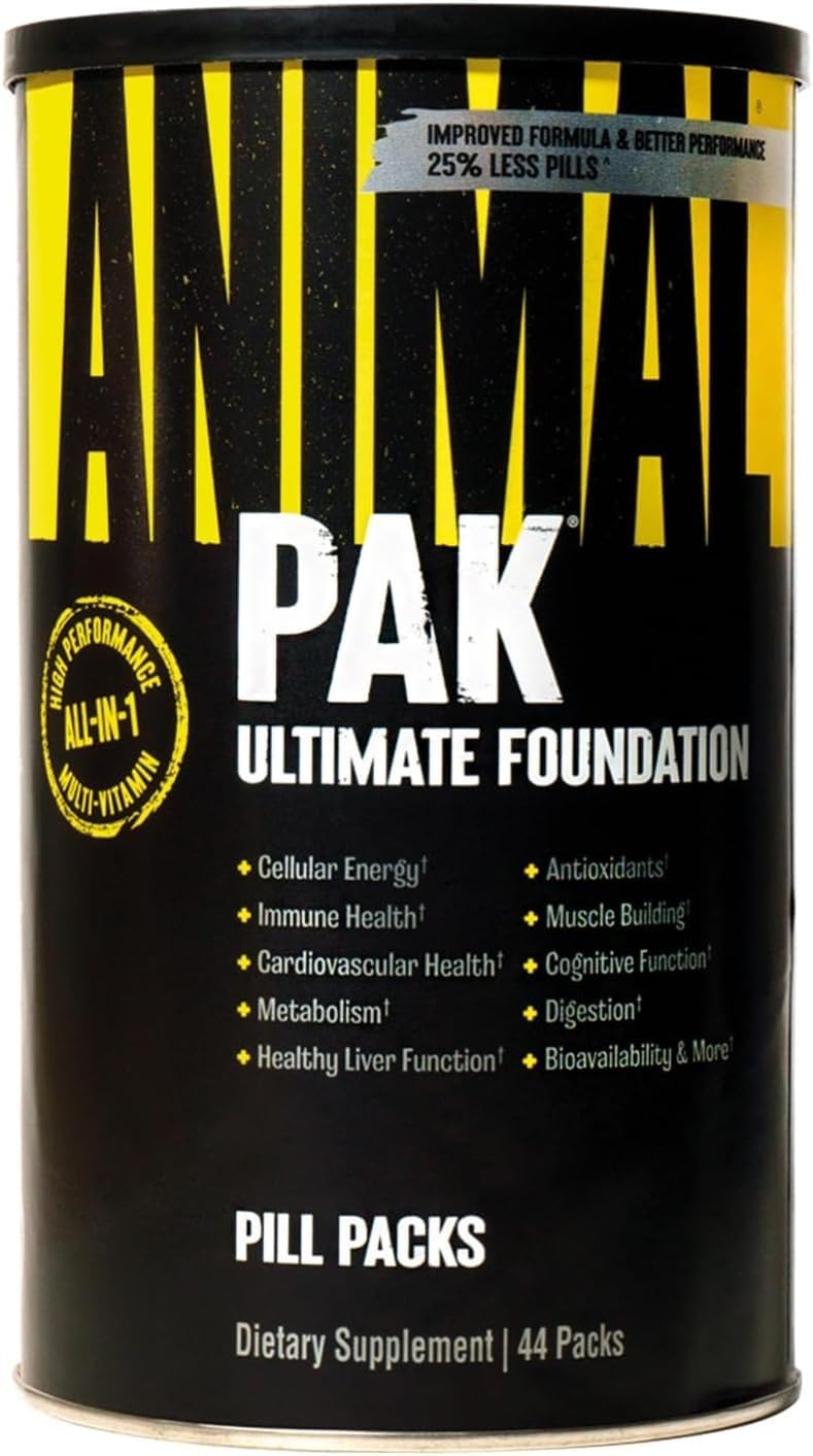 Animal Pak 30 Packs - Ultimate All-in-One Performance Supplement for Strength, Muscle Recovery & Immune Support | Pre-Workout, Post-Workout & Daily Nutrition for Athletes & Fitness Enthusiasts