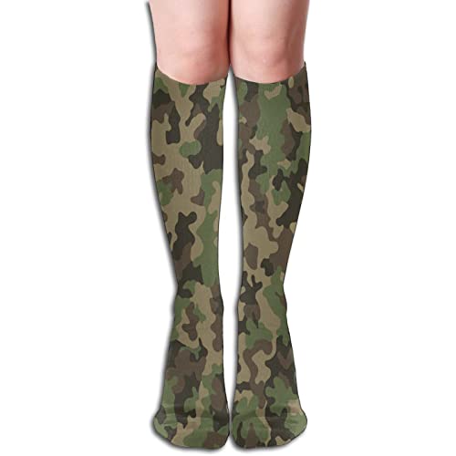 Correctional Officer Knee High Socks for Women - 50cm Novelty Athletic Socks for Work & Casual Wear