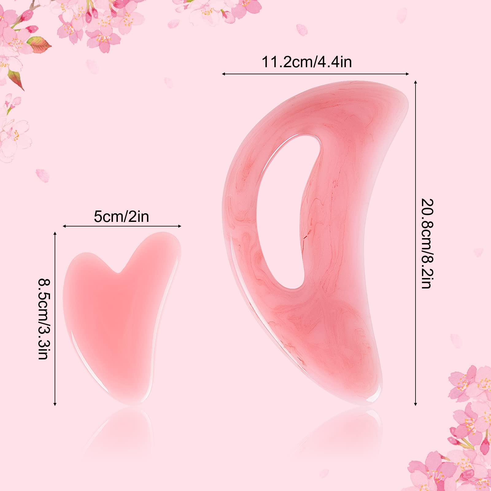 Premium Large Body Gua Sha Massage Tool for Lymphatic Drainage & Body Sculpting - Anti-Cellulite Therapy for Men & Women - Muscle Scraping Tool for Back, Neck, Face & Leg Massage - Perfect for Home Spa & Self-Care Routine