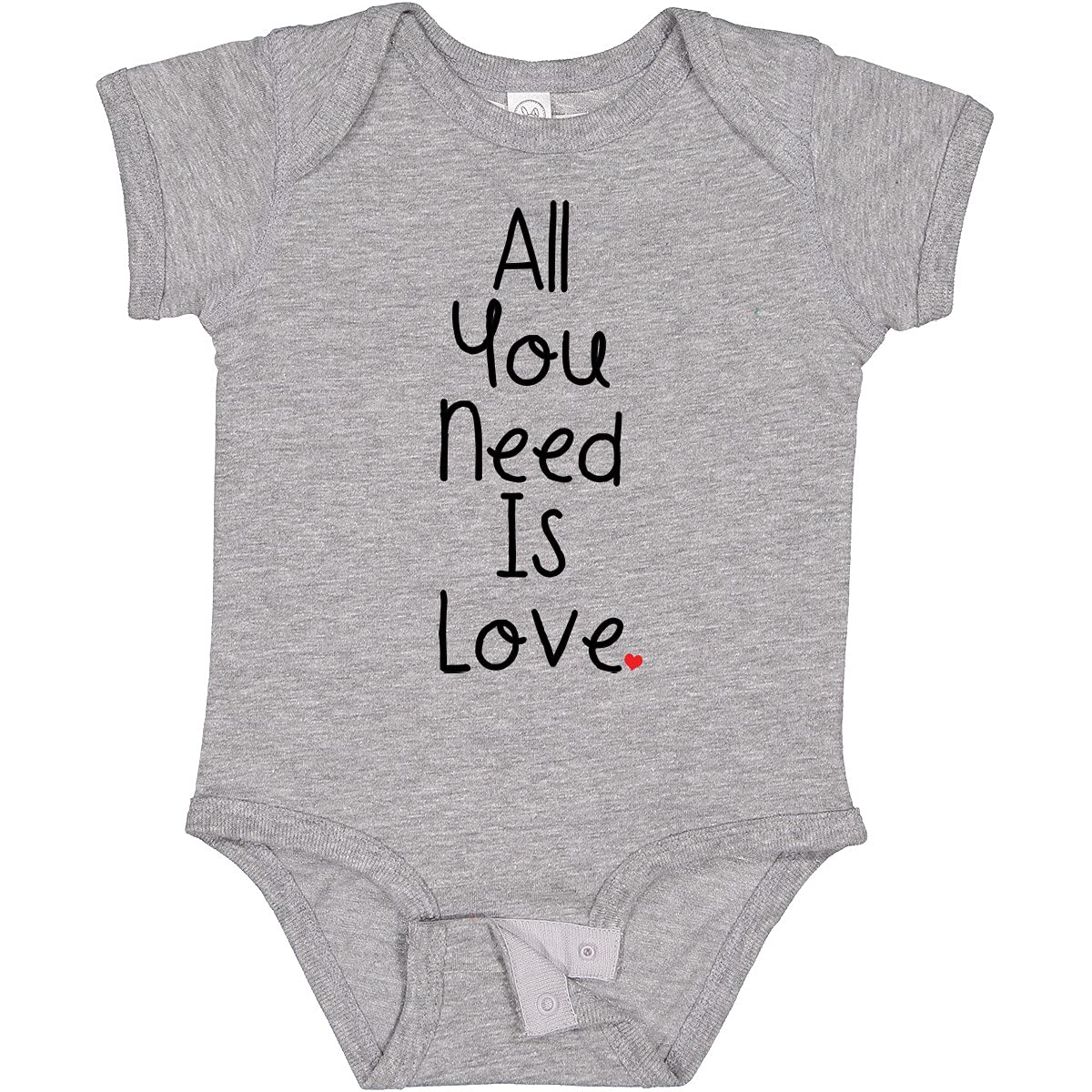 Inktastic All You Need Is Love Baby Bodysuit - Cute Infant Onesie for Boys & Girls | Perfect for Family Photos, Birthday Gifts & Everyday Wear