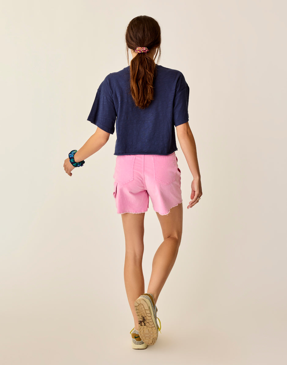 Corey Butter Shorts for Women - Soft Rose Pink High Waisted Yoga Shorts | Perfect for Workout, Running, Yoga & Lounge Wear