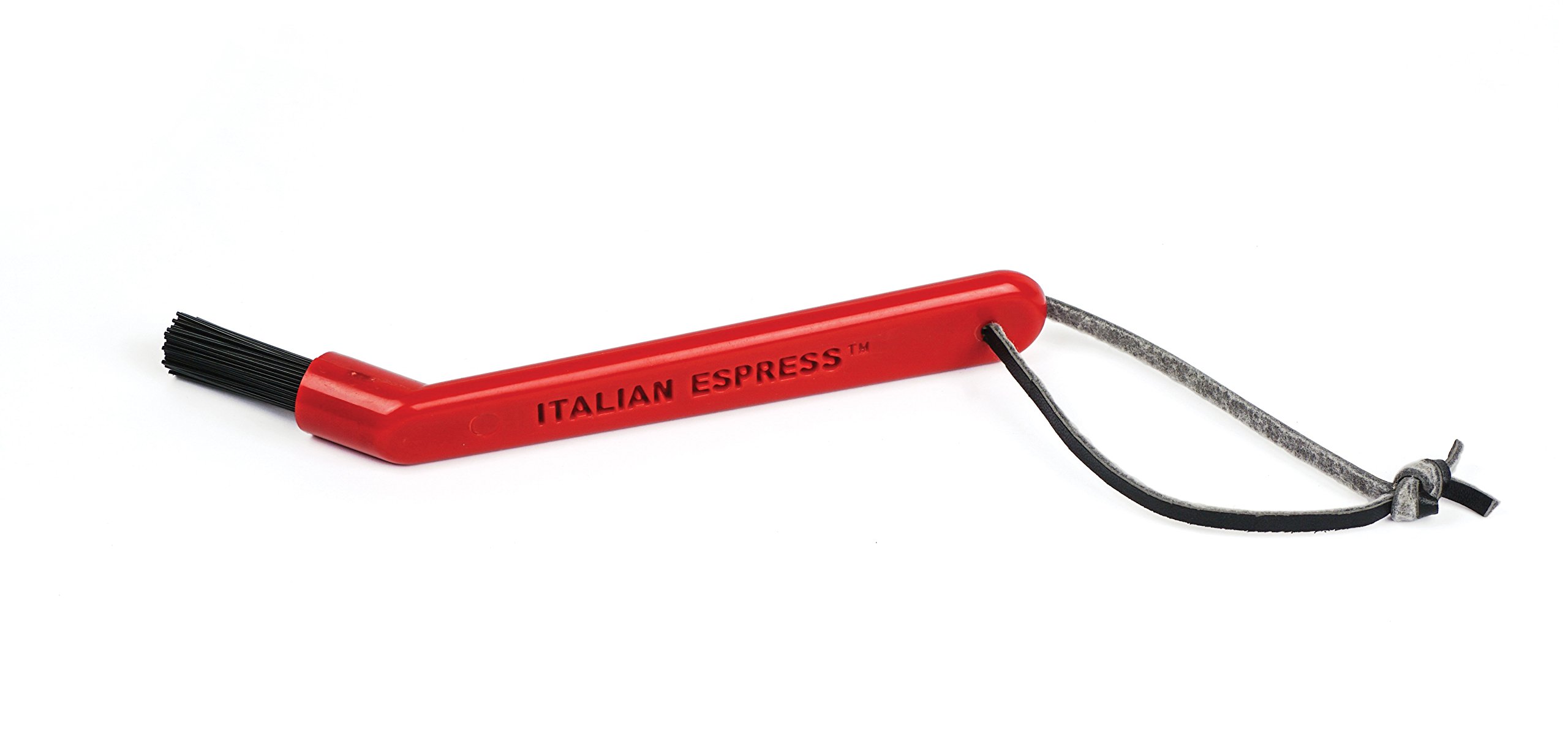 RSVP International Espresso Coffee Machine Cleaning Brush - Durable Red Kitchen Tool for Coffee Maker, Espresso Machine & French Press - Perfect for Home Baristas & Coffee Shops