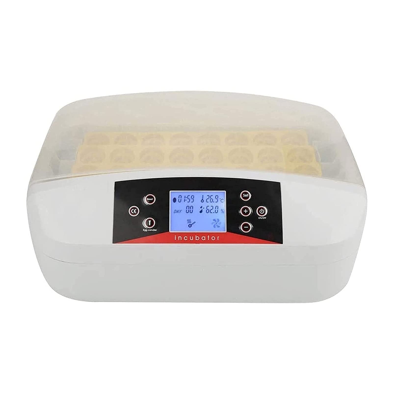 ZINHSQ 42 Egg Digital Automatic Poultry Incubator - Hatcher for Chicken, Duck, Goose & Bird Eggs - Perfect for Home Farming, Hatching Projects & Backyard Poultry Breeding