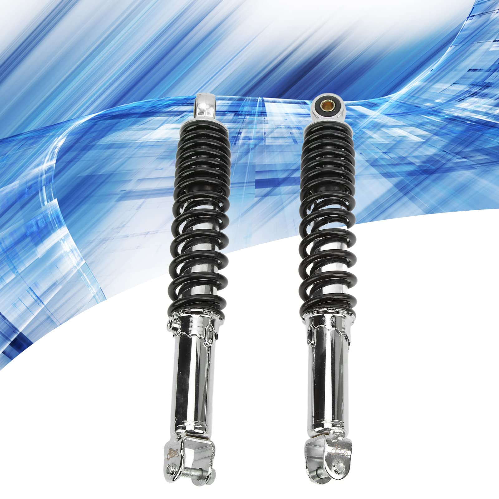 2 Pcs Shock Damper, KIMISS 335mm/13.19in Rear Shock Absorber Suspension Damper - Motorcycle Accessories Replacement for Chinese CF250 - Perfect for Off-Road, Street Bikes & Performance Upgrades