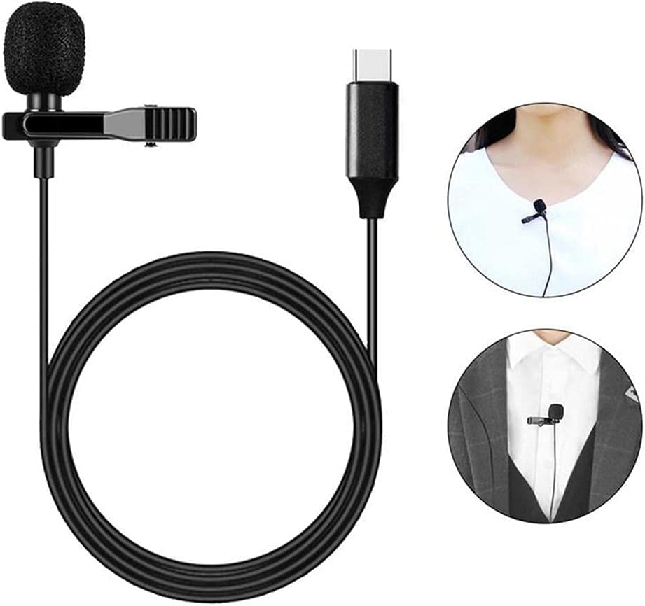 TTSTAR Wireless Lavalier Microphone for Vlogging, Podcasting, ASMR & YouTube - Clip-On Mini Lapel Mic for PC, Phone & Camera Recording - Perfect for Interviews, Live Streaming & Content Creation