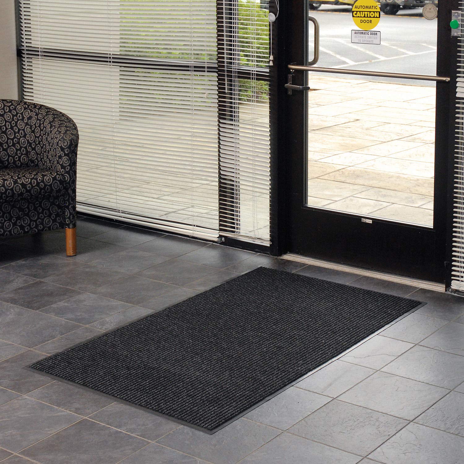 Apache Mills Deep-Cleaning Ribbed Entrance Mat, 36