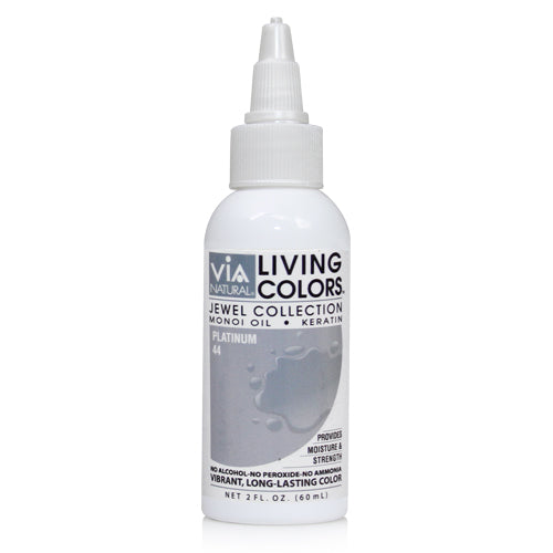VIA NATURAL LIVING COLORS Jewelry Collection - 2oz Organic Hair Dye for Vibrant, Long-Lasting Color | Perfect for DIY Hair Coloring at Home & Salon Use