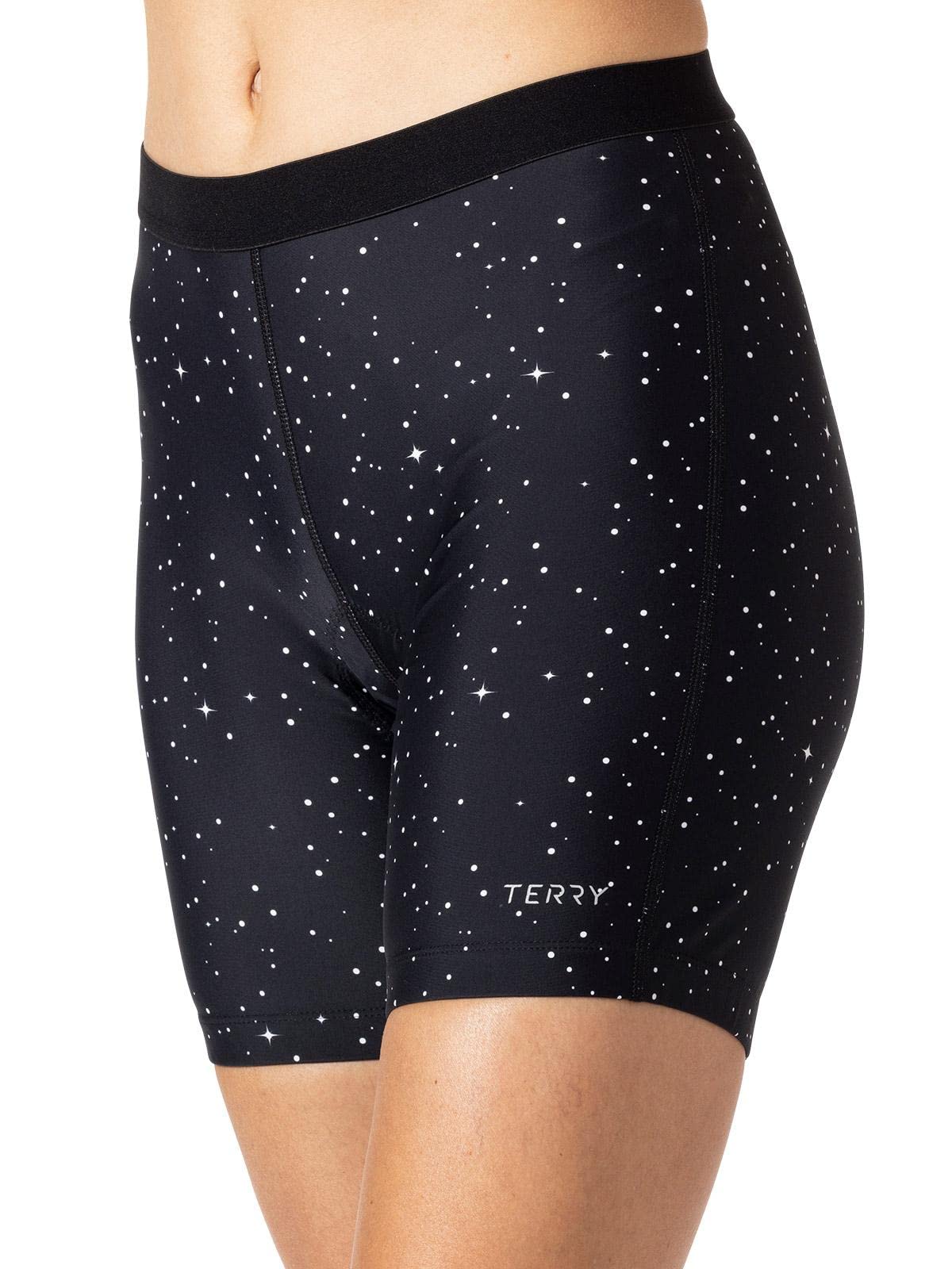 Women's Terry Bike Shorts with Padded Liner - Breathable Cycling Underwear for Biking, Spinning & Workouts - Comfortable Brief Style for Road & Indoor Cycling