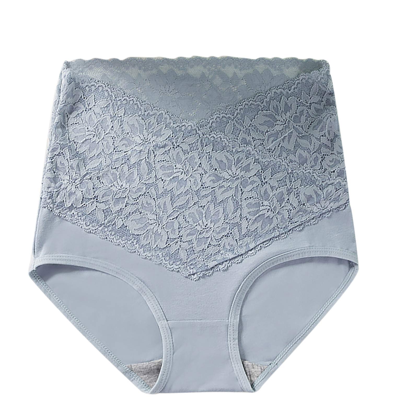 Women's Sexy Scalloped Lace Underwear - Comfortable Cotton High Waisted Panties - Seamless Ladies Briefs & Hipster Underpants for Everyday Wear & Special Occasions
