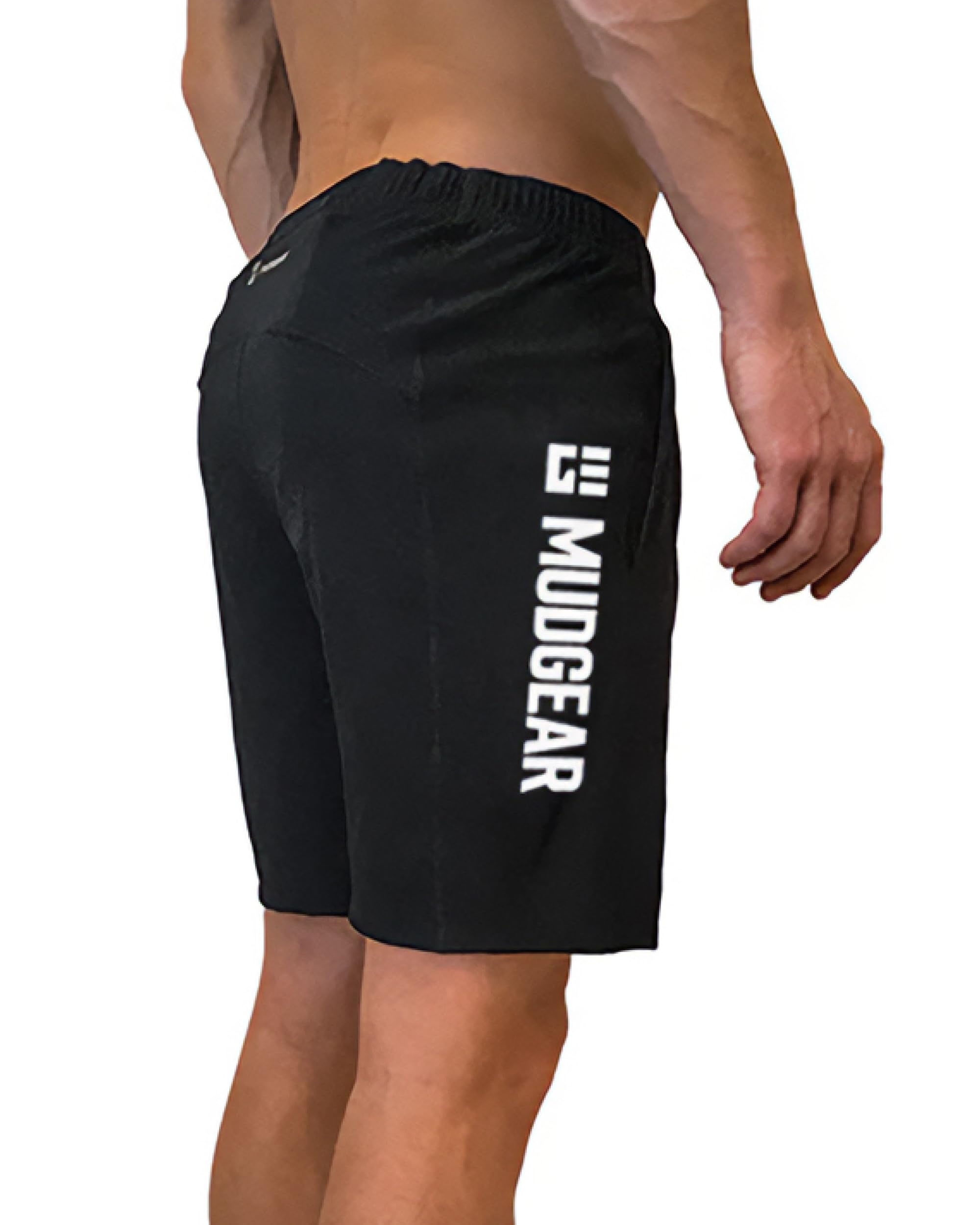7 Inch Quick Dry Running Shorts for Men - Lightweight Black Athletic Shorts with Inseam & Zipper Pockets - Perfect for Gym, Fitness Training, Jogging & Outdoor Workouts