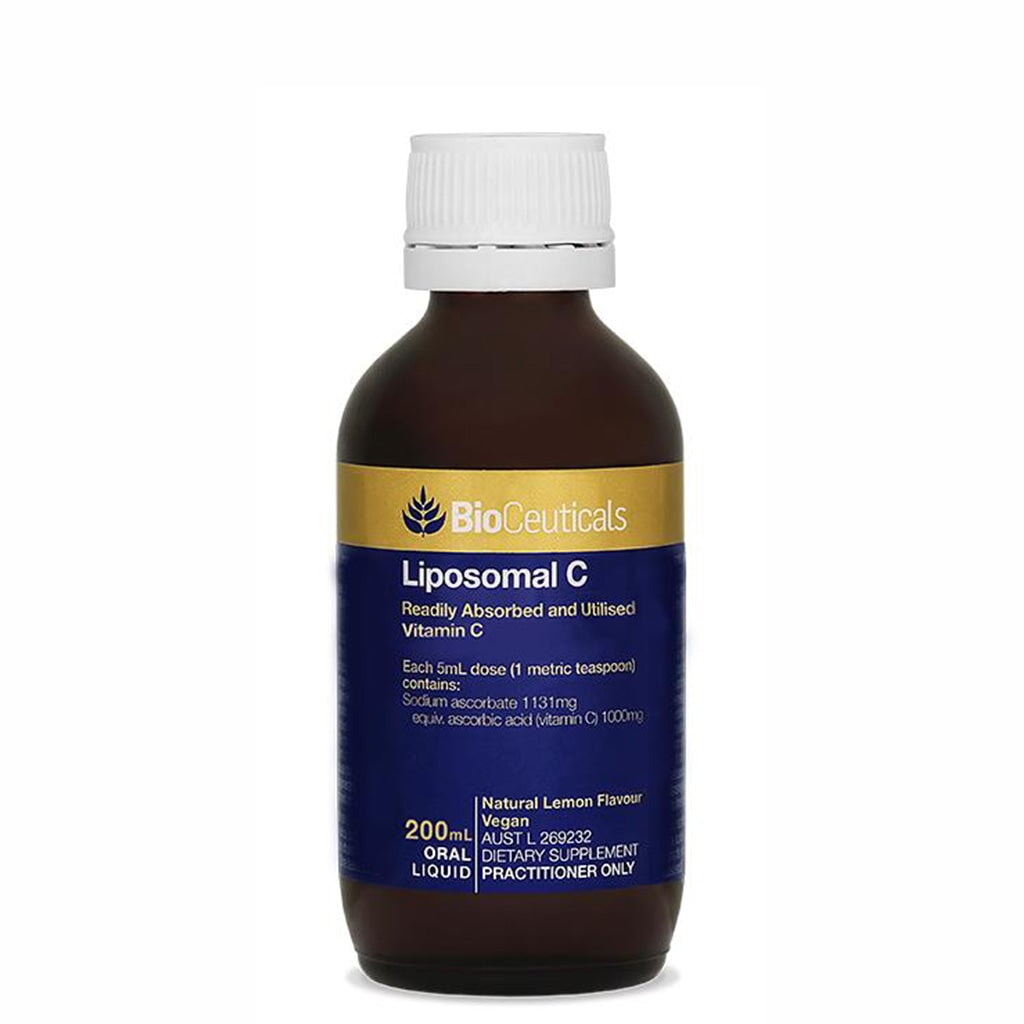 BioCeuticals Liposomal Vitamin C Liquid Supplement - Immune Support & Antioxidant Boost for Adults - Easy Absorption Formula for Daily Wellness