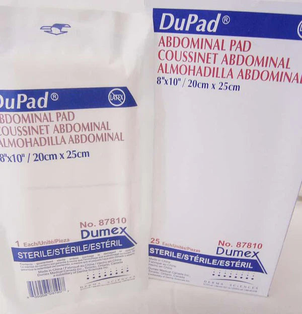 DuPad Abdominal Pad - Post-Surgery & C-Section Recovery Support - Soft Breathable Medical Grade Pad for Wound Care & Comfort - Ideal for Postpartum, Hernia, and Tummy Tuck Recovery