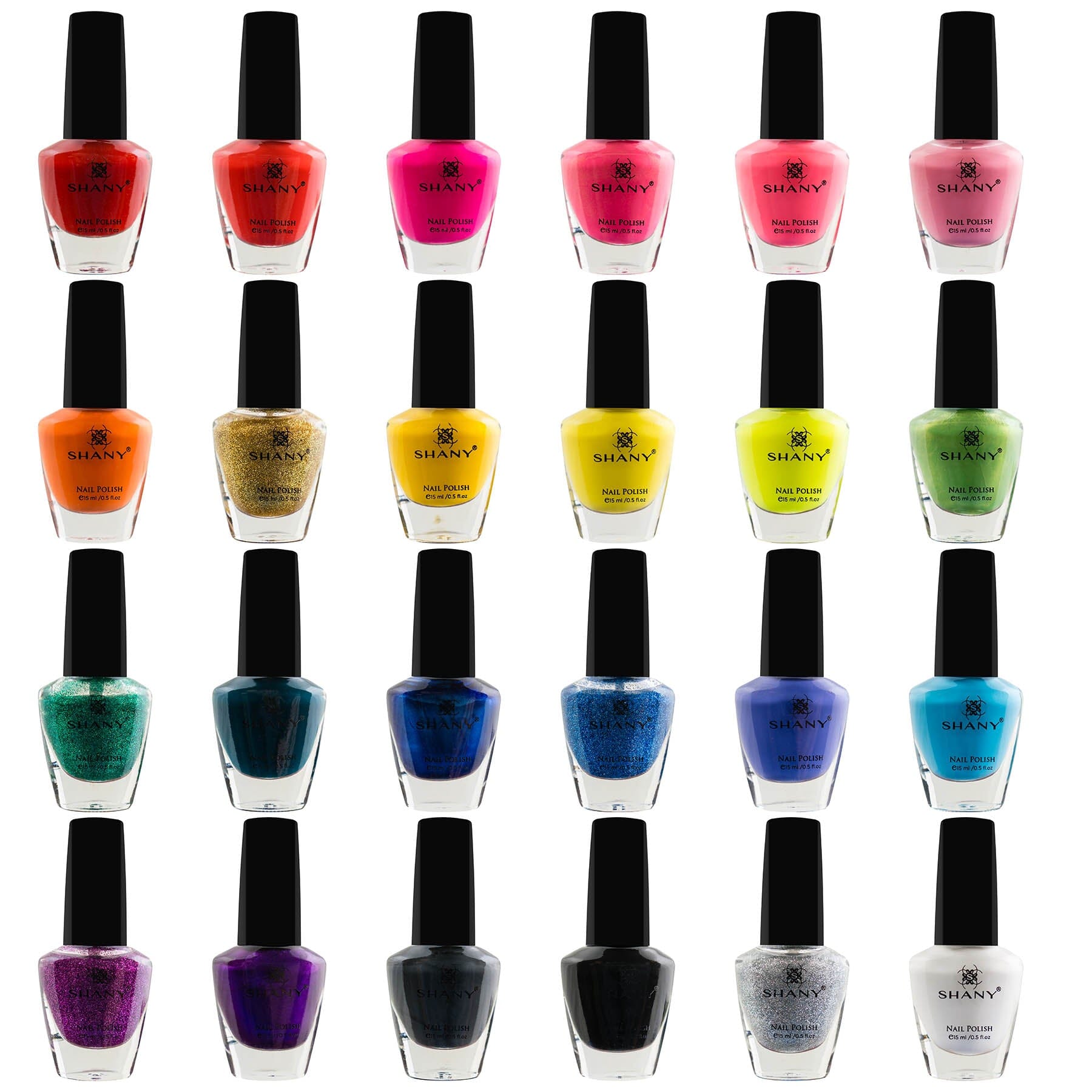 24 Colors Cosmopolitan Nail Polish Set - Long Lasting Gel Nail Polish Kit for Women, Salon Quality Nail Art Manicure & Pedicure - Perfect for Parties, Weddings, Holidays & Everyday Wear