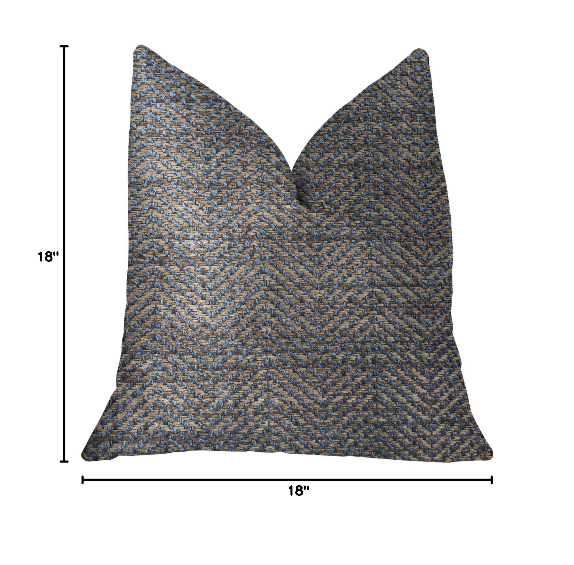 Plutus Everest Luxury Throw Pillow 18x18 Inches - Soft Decorative Cushion for Sofa, Bed, Living Room - Premium Home Decor Accent Pillow for Comfort & Style