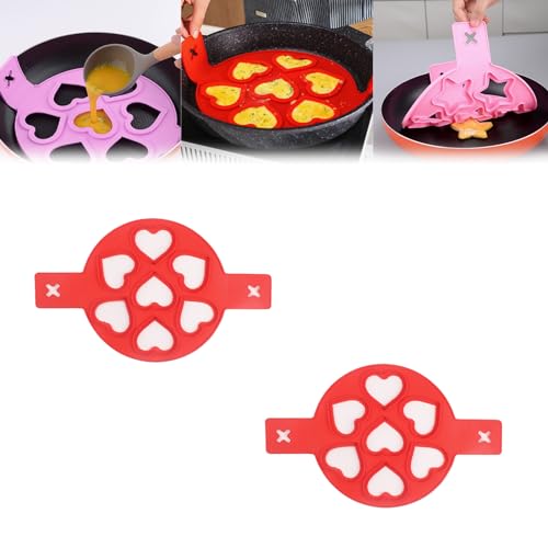 Red heart shape(2Pcs)