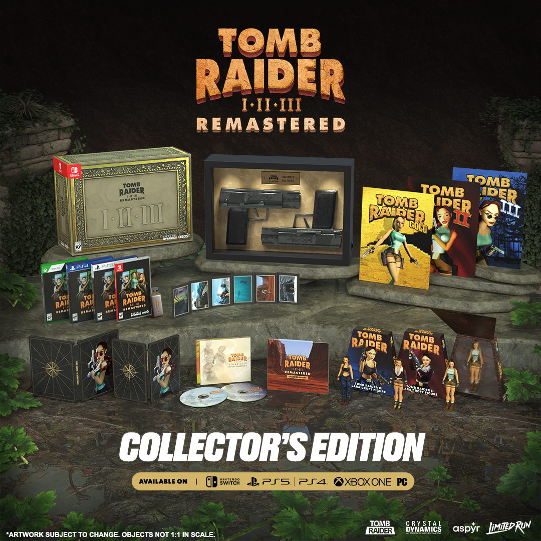Tomb Raider I-III Remastered Collector's Edition for Xbox One - Classic Action-Adventure Game | Perfect for Gaming Enthusiasts & Collectors | Play at Home or Gift for Fans
