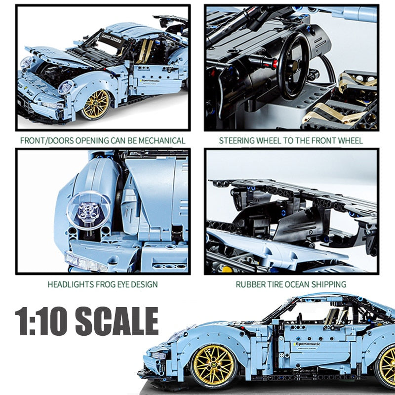 Porsche 911RSR Modified All-Terrain Drift Car - High Performance Remote Control RC Car for Off-Road Racing & Stunt Driving | Perfect for Outdoor Adventures, Backyard Play & Car Enthusiast Collections