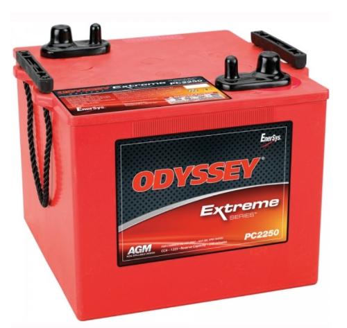 Odyssey Group Size 6T PC2250 12V 1225CCA Marine Battery - High Performance Deep Cycle Battery for Boats, Yachts & Marine Applications