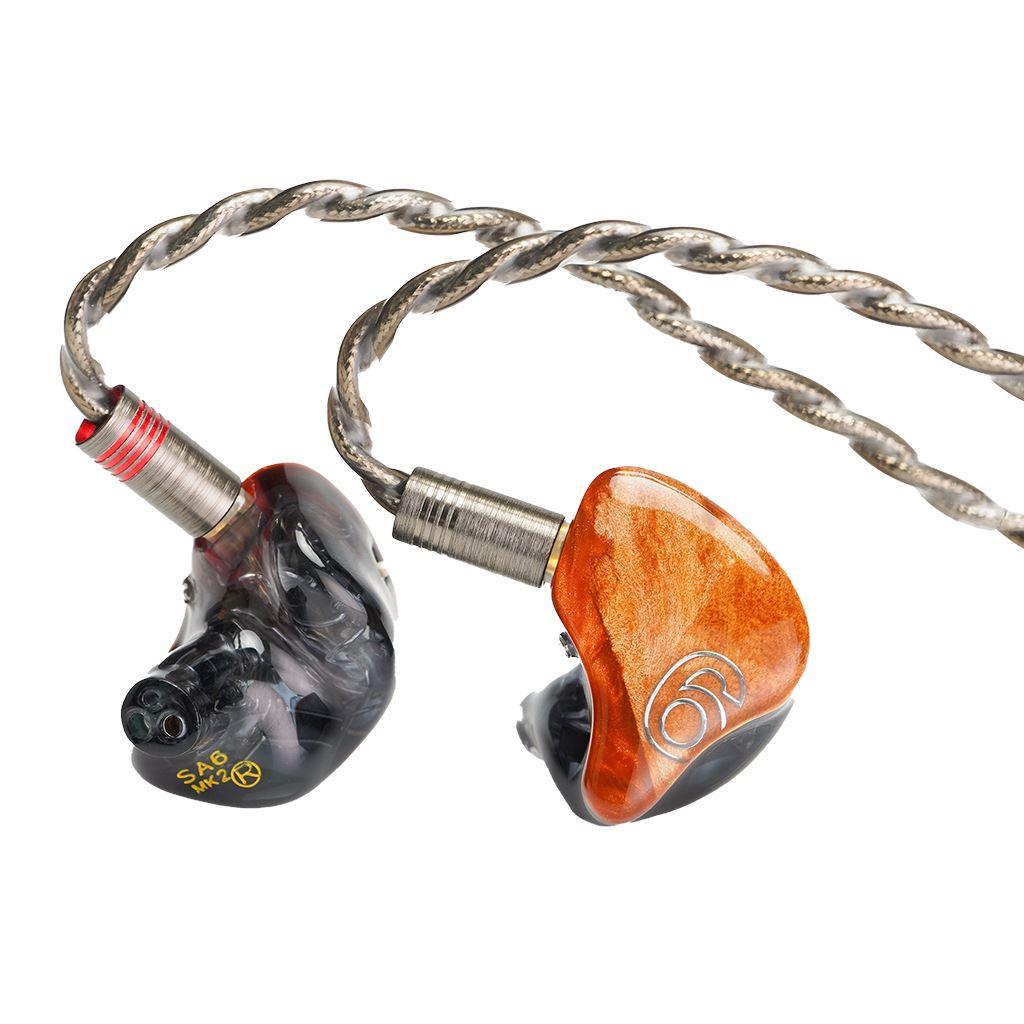 Dunu Studio SA6 MK2 High-Fidelity In-Ear Headphones with 6 Balanced Armature Drivers - Perfect for Audiophiles, Musicians, and Studio Monitoring