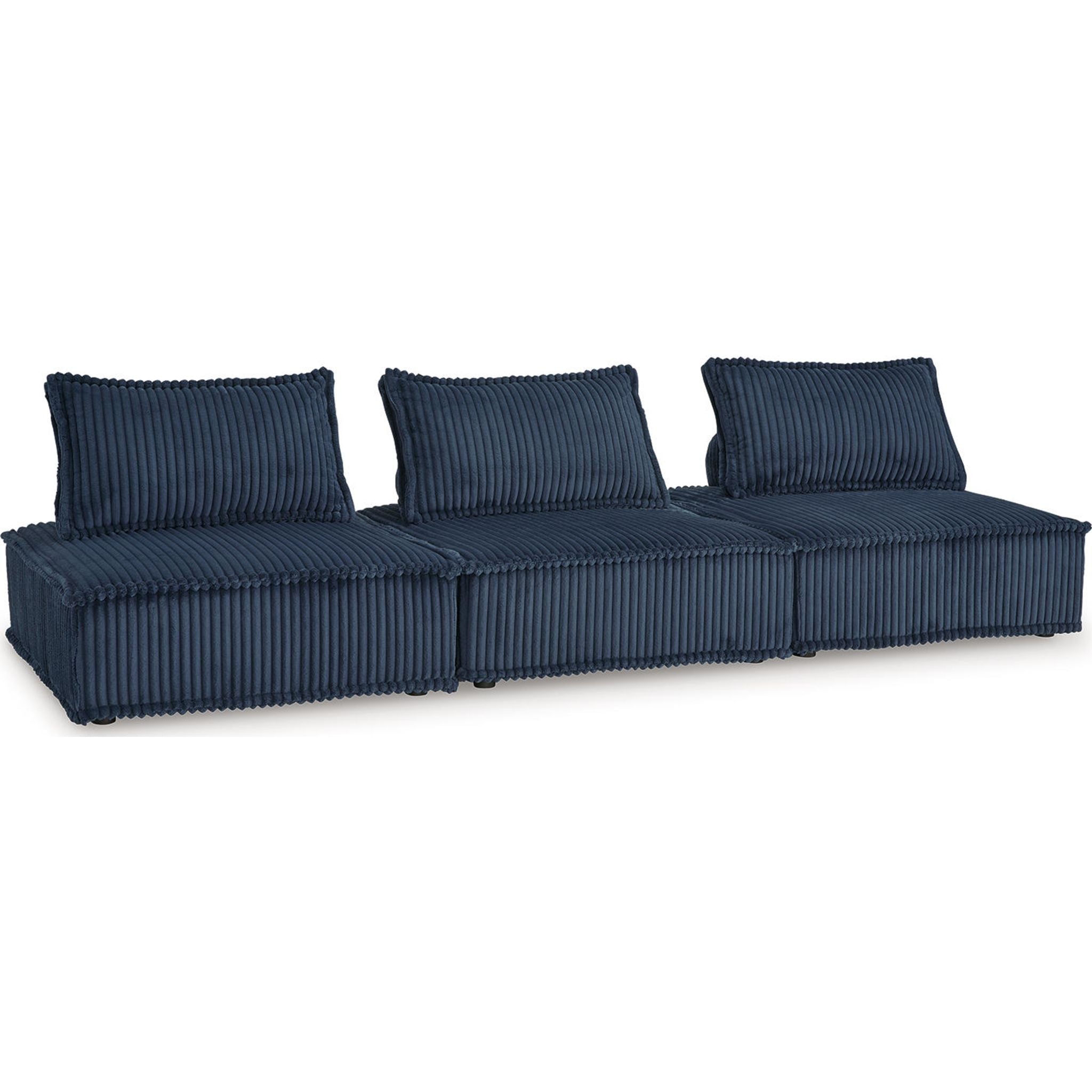3-Piece Modular Sectional Sofa Set - Modern L-Shaped Couch for Living Room, Home Theater & Office - Soft Fabric Upholstery, Easy Assembly, Space-Saving Design
