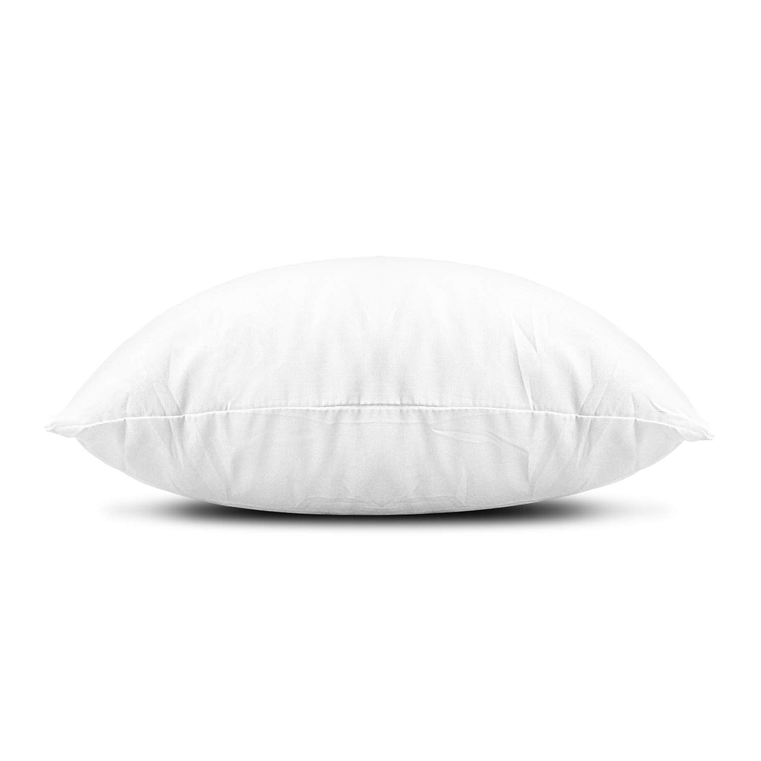EDOW 24x24 Inch Down Alternative Throw Pillow Inserts - Set of 2 Lightweight Polyester Couch Cushions for Sofa, Bed & Home Decor - Machine Washable Pillow Sham Stuffers (White) - Perfect for Living Room, Bedroom & Dorm Comfort