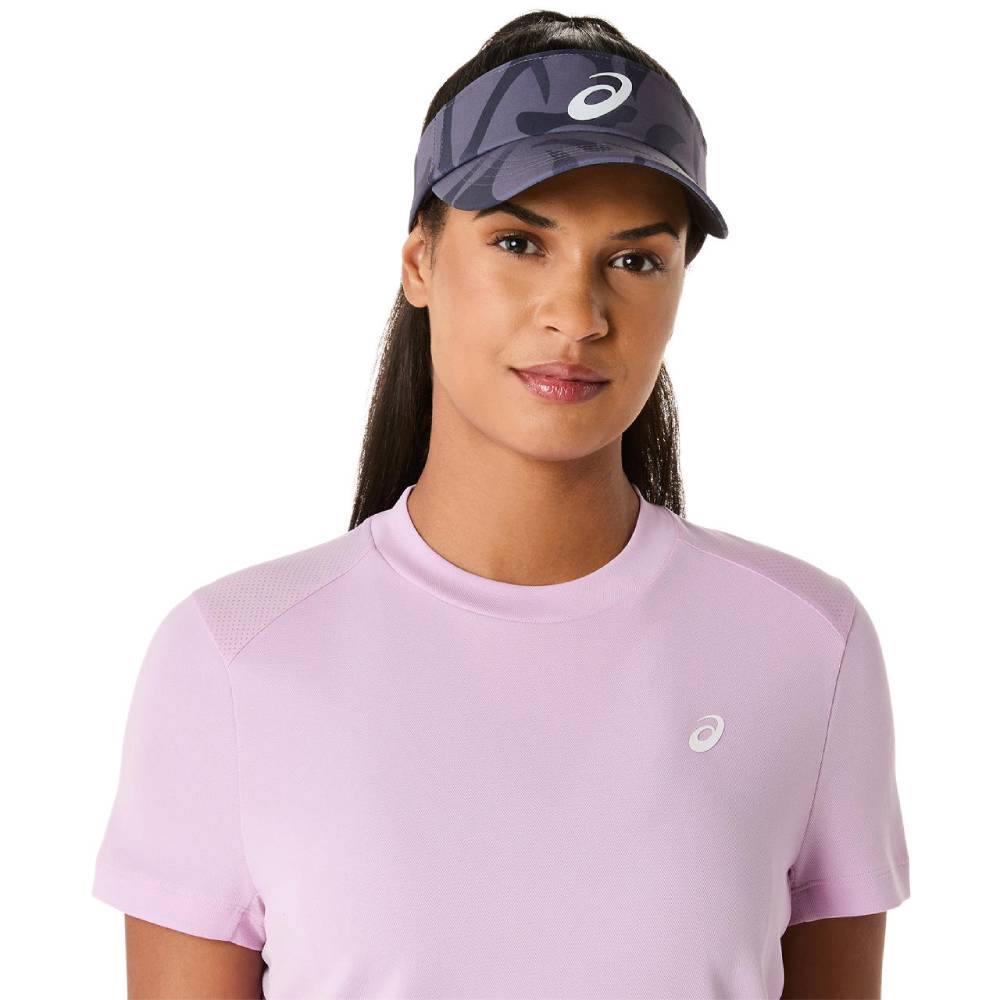 ASICS Women's Tennis Court SS Top - Light Ube Color Short Sleeve Athletic Shirt for Women | Perfect for Tennis, Gym & Casual Wear