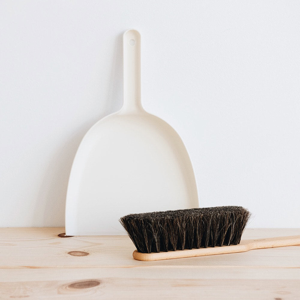 Premium Wooden Hand Broom & Dustpan Set - Natural Eco-Friendly Cleaning Kit for Home, Kitchen, and Office - Perfect for Hardwood Floors and Small Spaces
