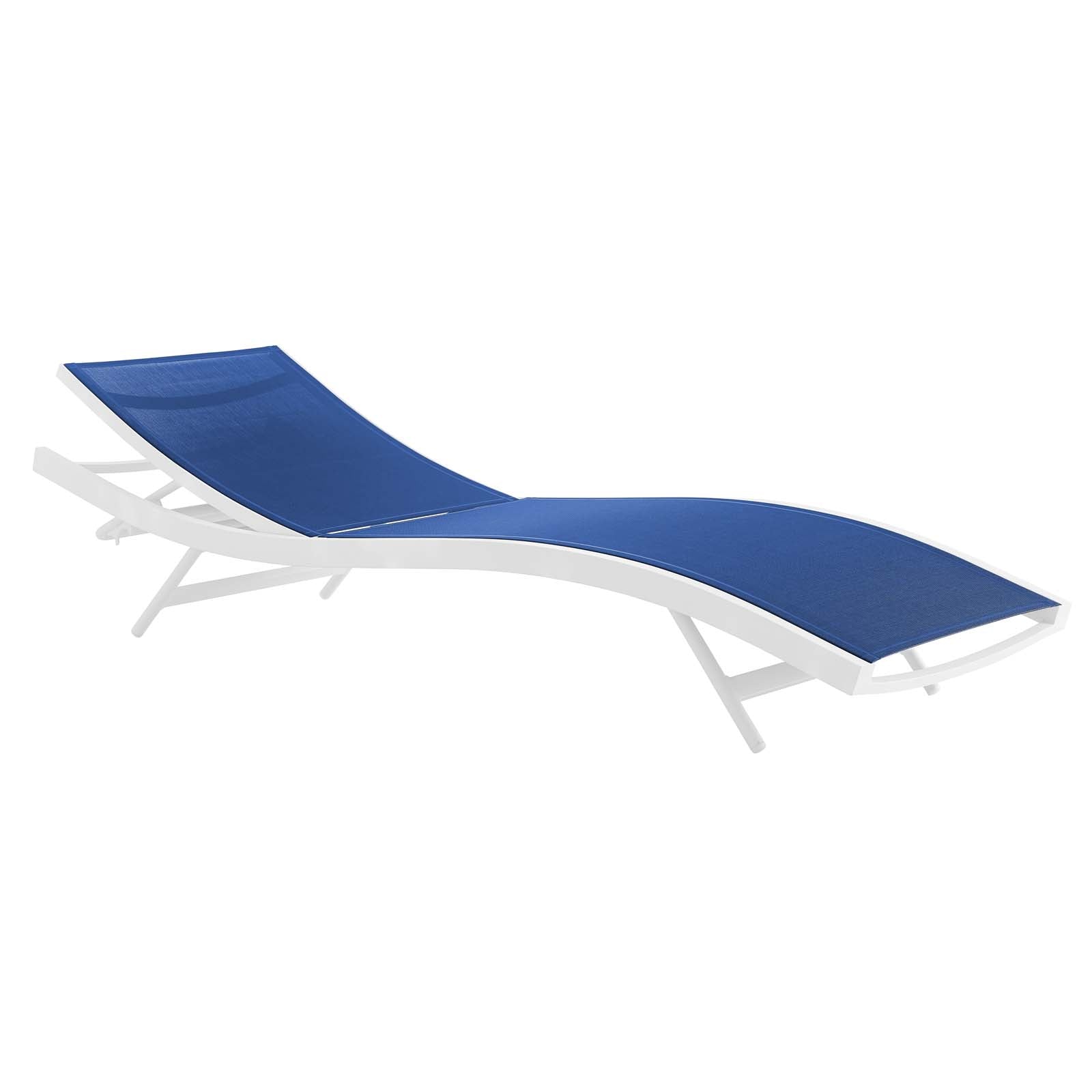 Premium Outdoor Patio Mesh Chaise Lounge Chair - Breathable & Durable Sunbathing Recliner for Poolside, Beach, Garden, and Backyard Relaxation
