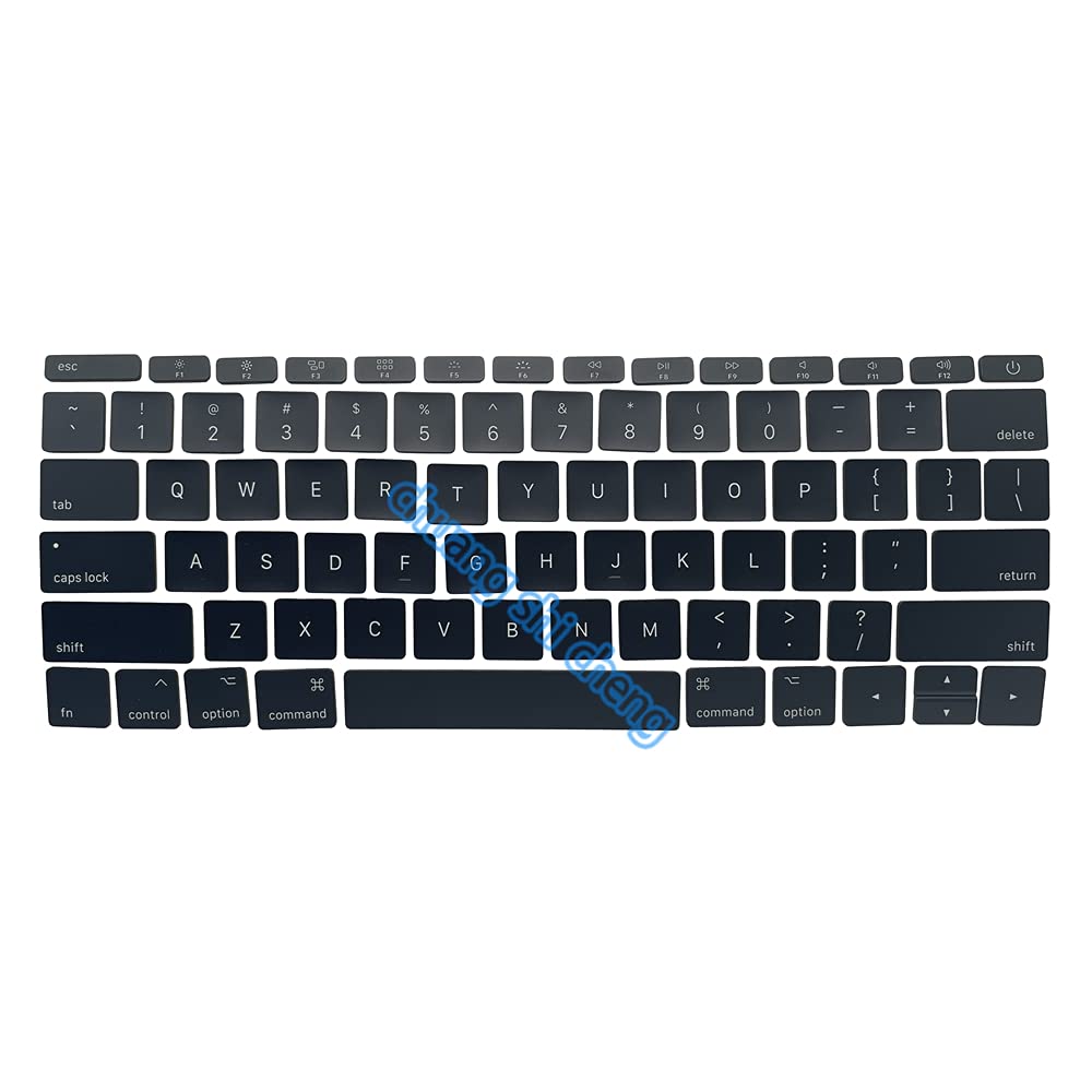 Premium US Keyboard Keycaps for MacBook Pro Retina A1706 A1707 A1708 A1534 (2017 Model) - Durable Replacement Keys for Typing & Gaming