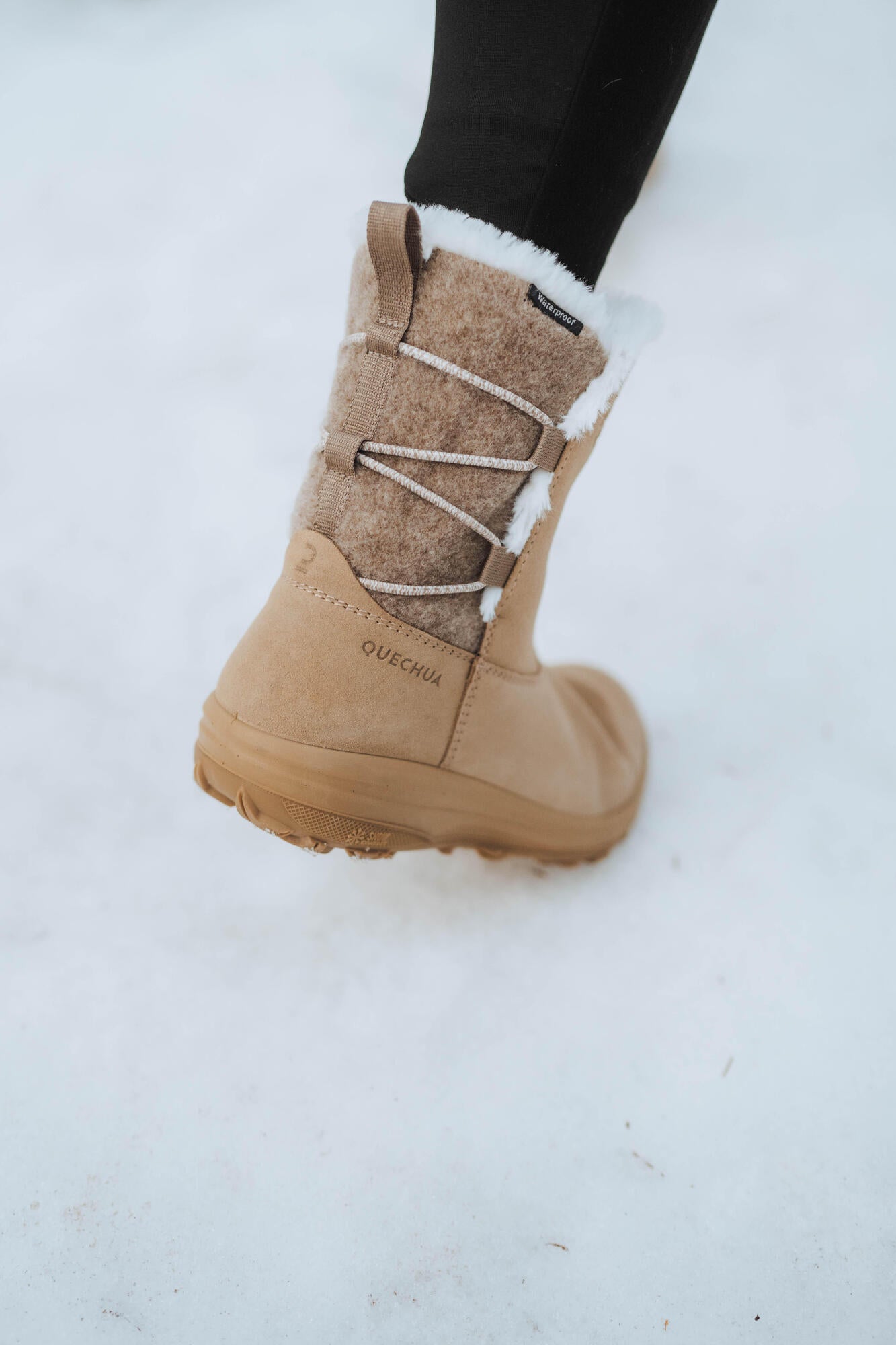 Women's SH500 Waterproof Winter Snow Boots - Insulated Hiking Boots for Cold Weather - Perfect for Snow Hiking, Ice Fishing & Outdoor Adventures