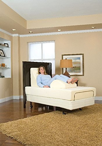 BetterRest Deluxe Bed Wedge Pillow - High Quality Incline Pillow for Back & Neck Support - Ideal for Post-Surgery Recovery, Acid Reflux, Reading & Watching TV in Bed - Orthopedic Comfort for Pain Relief & Better Sleep