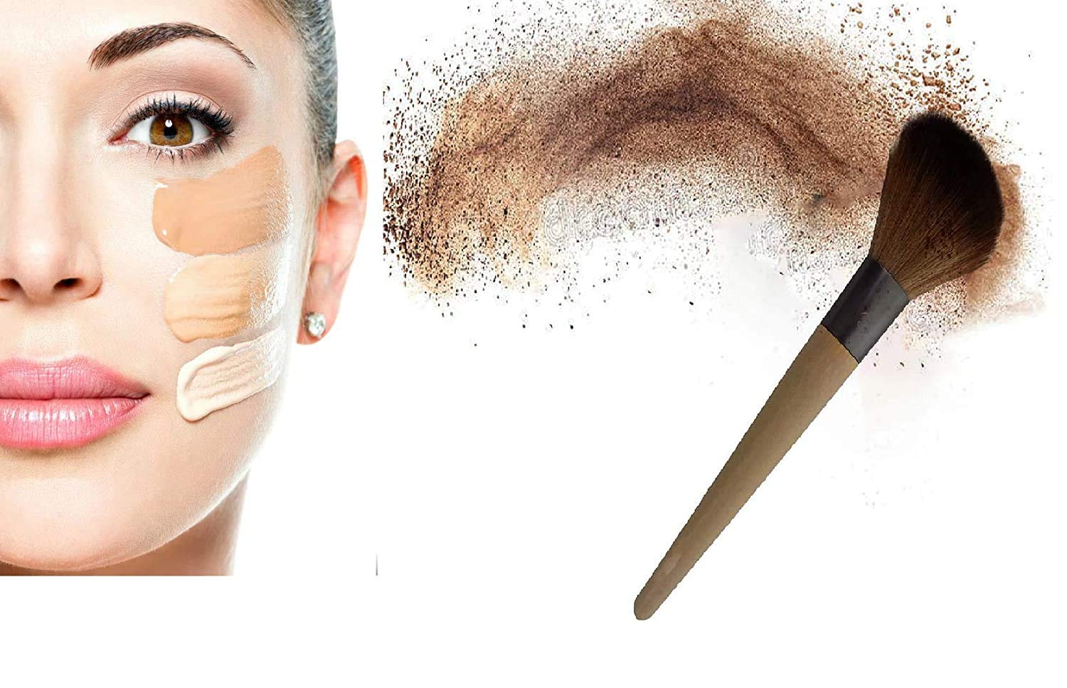 **Baal Foundation Brush - Liquid Blending Face Makeup Brush for Women (Pack of 1) - Perfect for Flawless Liquid & Cream Foundation Application**